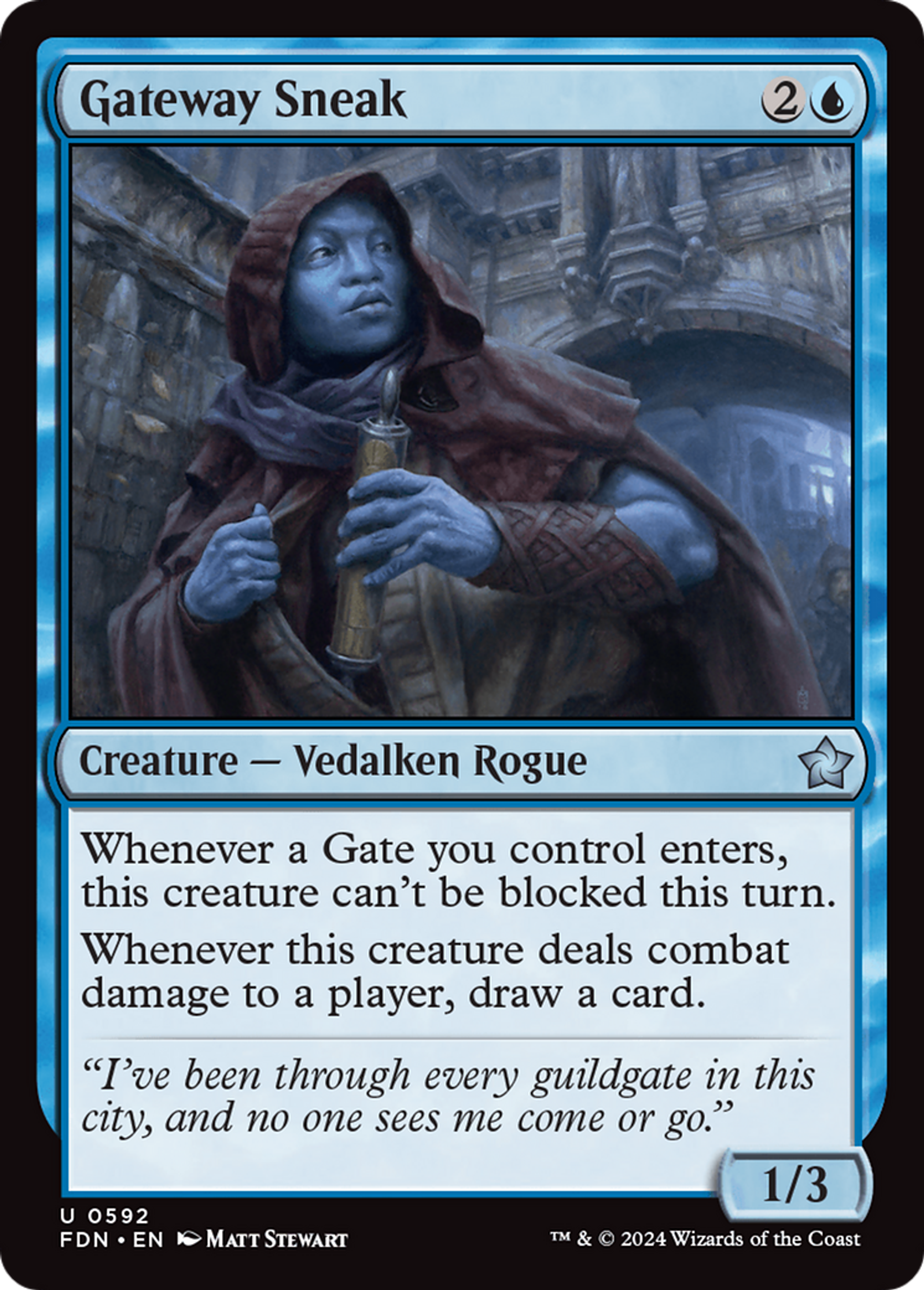 Moucharde des portails — Foundations — Magic: The Gathering