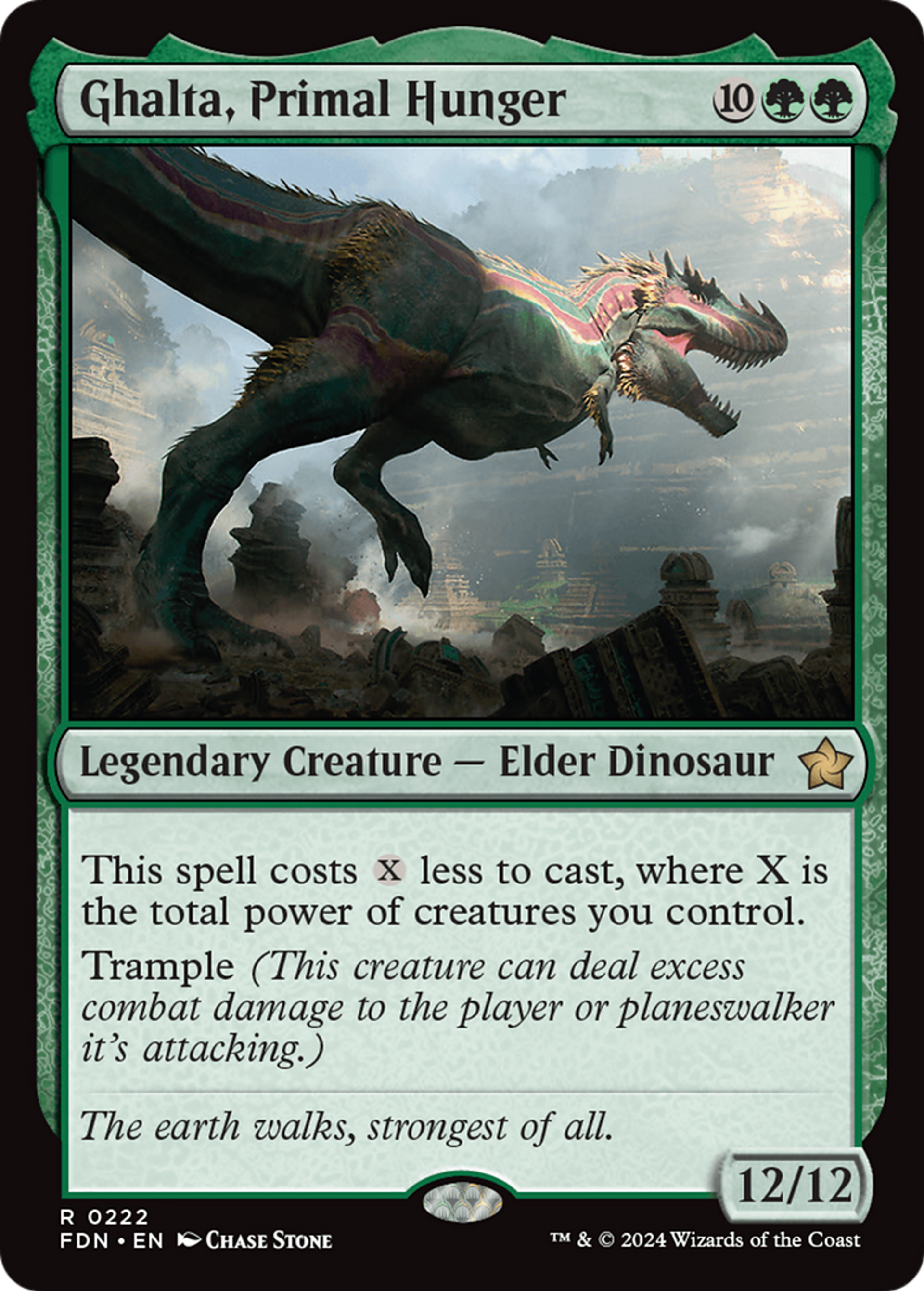Ghalta, Primal Hunger — Foundations — Magic: The Gathering