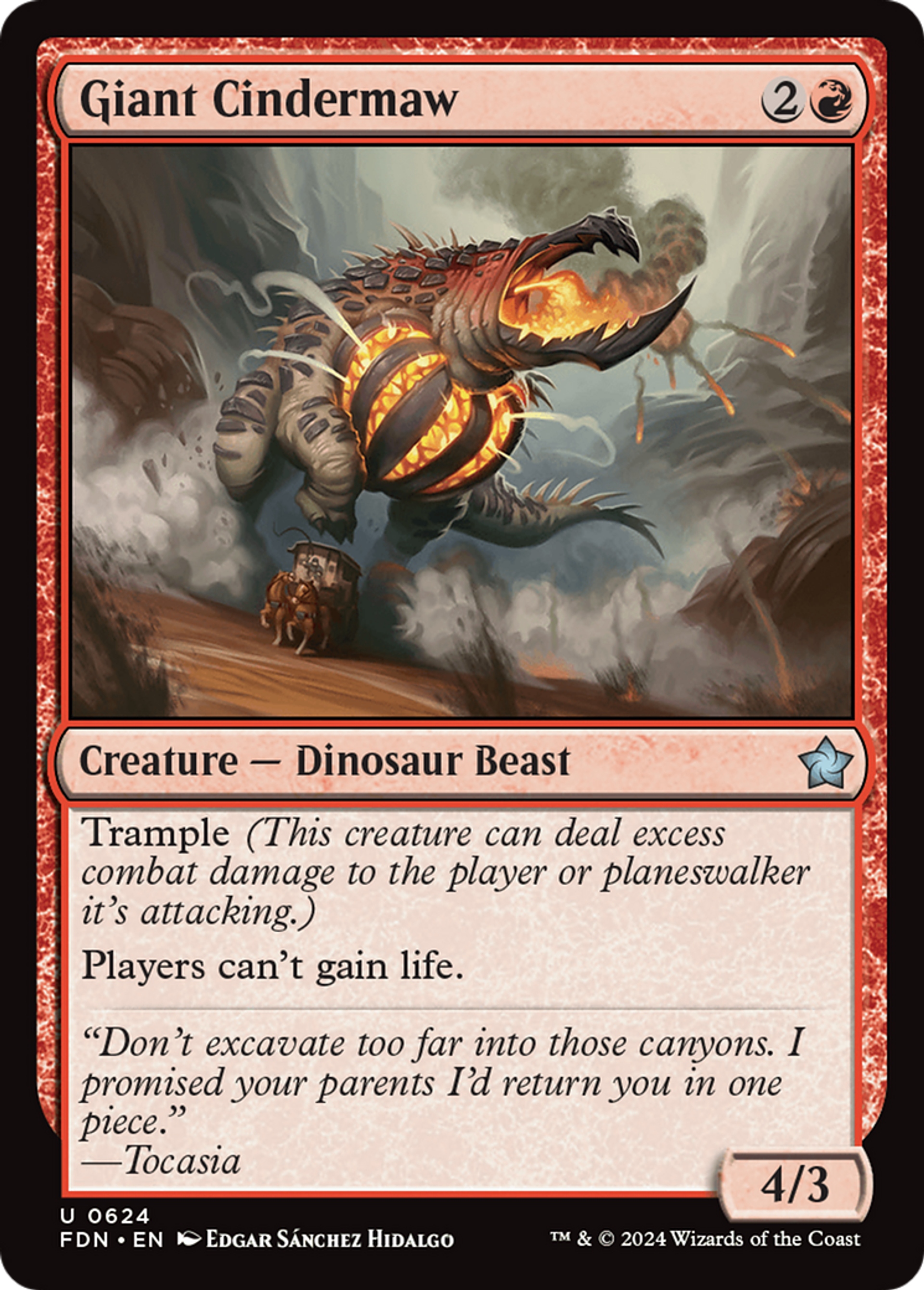 Scoriegueule géante — Foundations — Magic: The Gathering