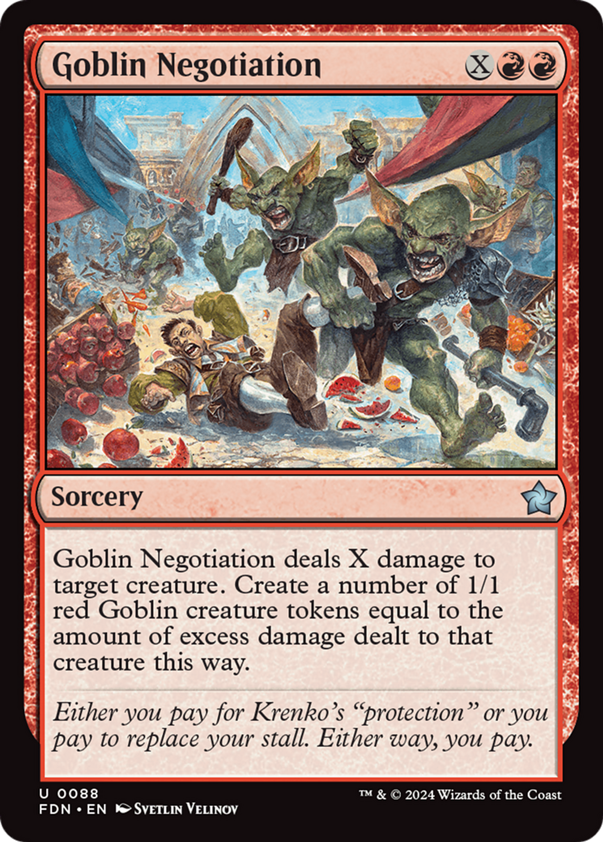 Négociation gobeline — Foundations — Magic: The Gathering