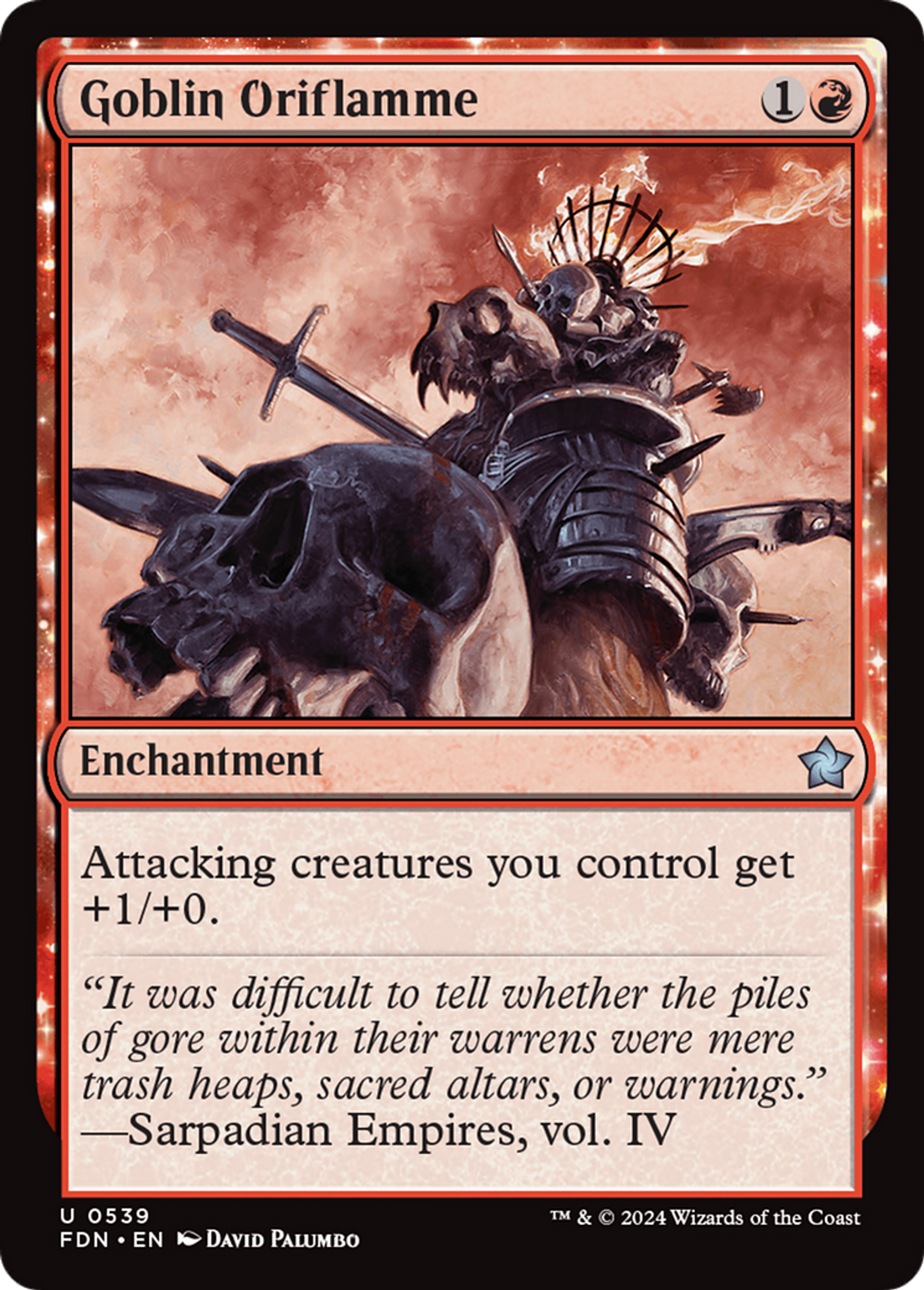 Oriflamme gobeline — Foundations — Magic: The Gathering