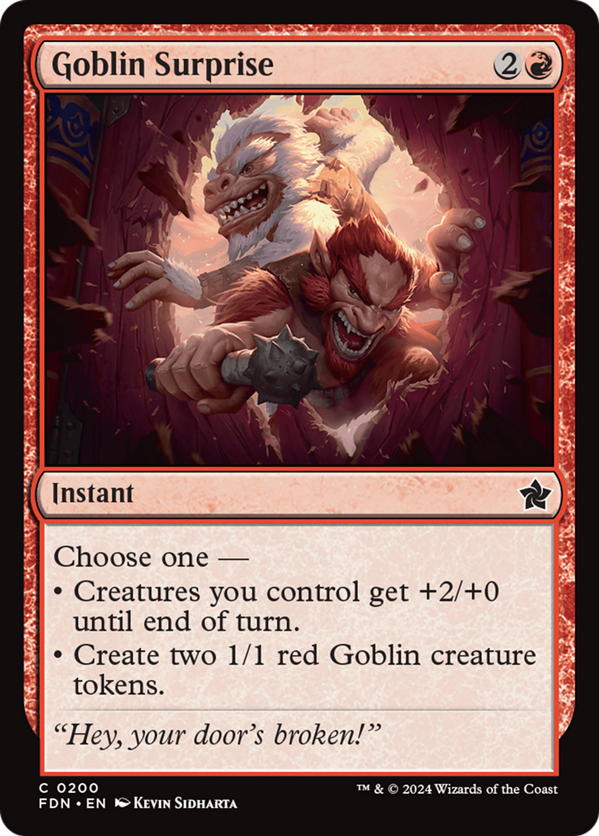 Surprise gobeline — Foundations — Magic: The Gathering