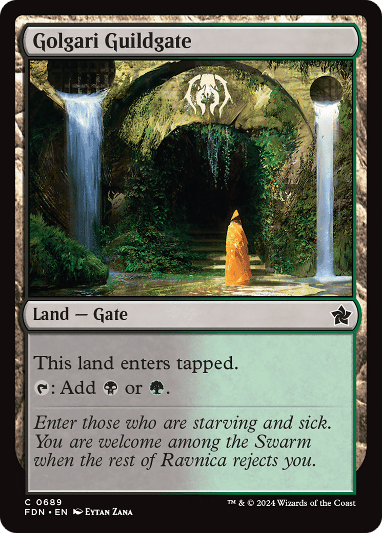 Golgari Guildgate — Foundations — Magic: The Gathering