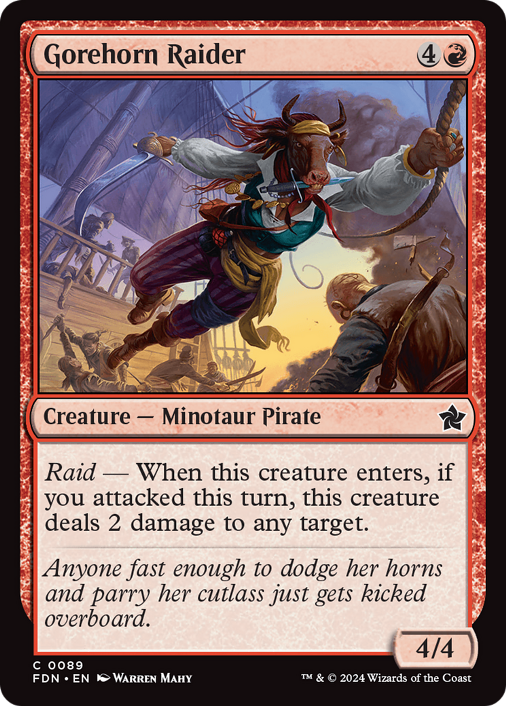 Pillarde corneboyaux — Foundations — Magic: The Gathering