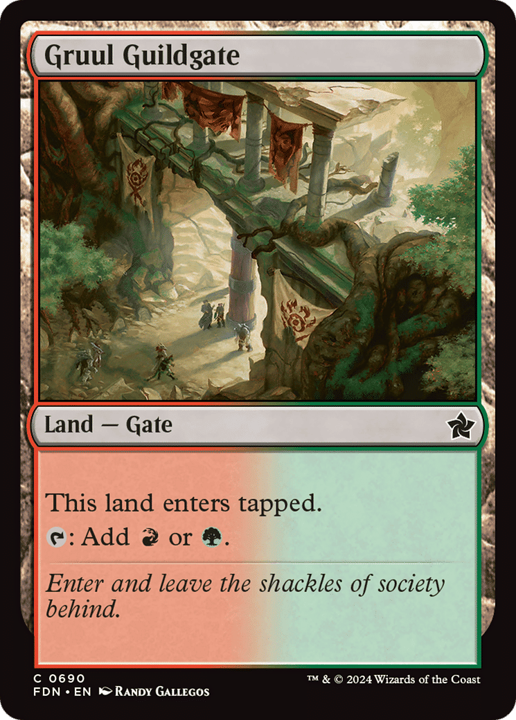 Gruul Guildgate — Foundations — Magic: The Gathering
