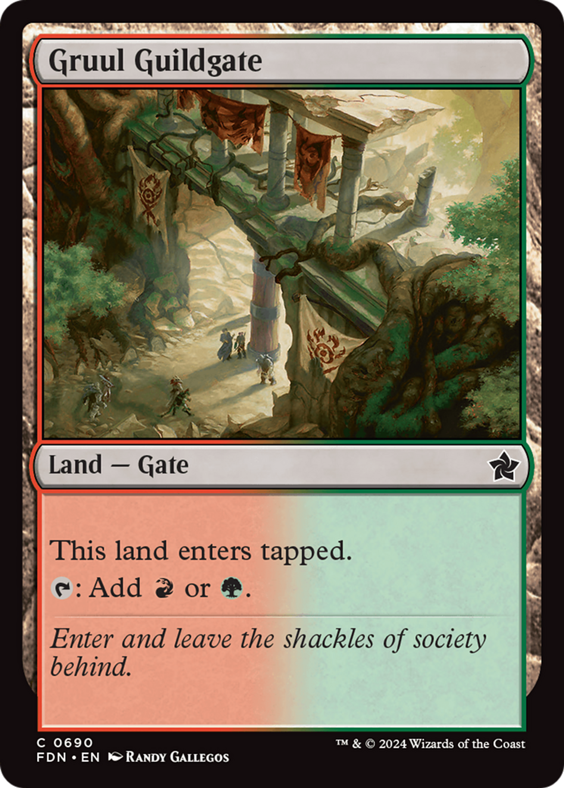 Porte de la guilde de Gruul — Foundations — Magic: The Gathering