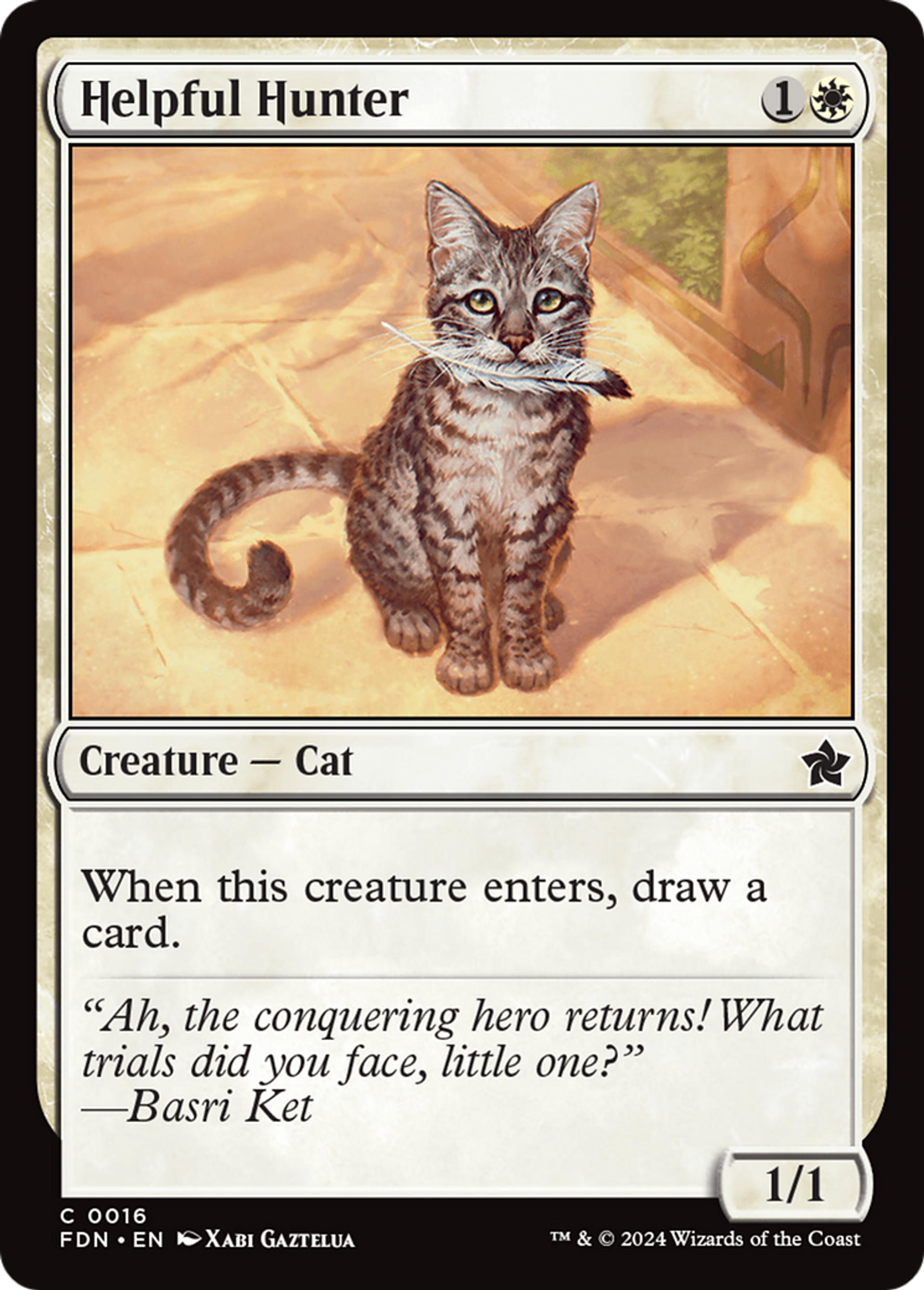 Chasseur serviable — Foundations — Magic: The Gathering
