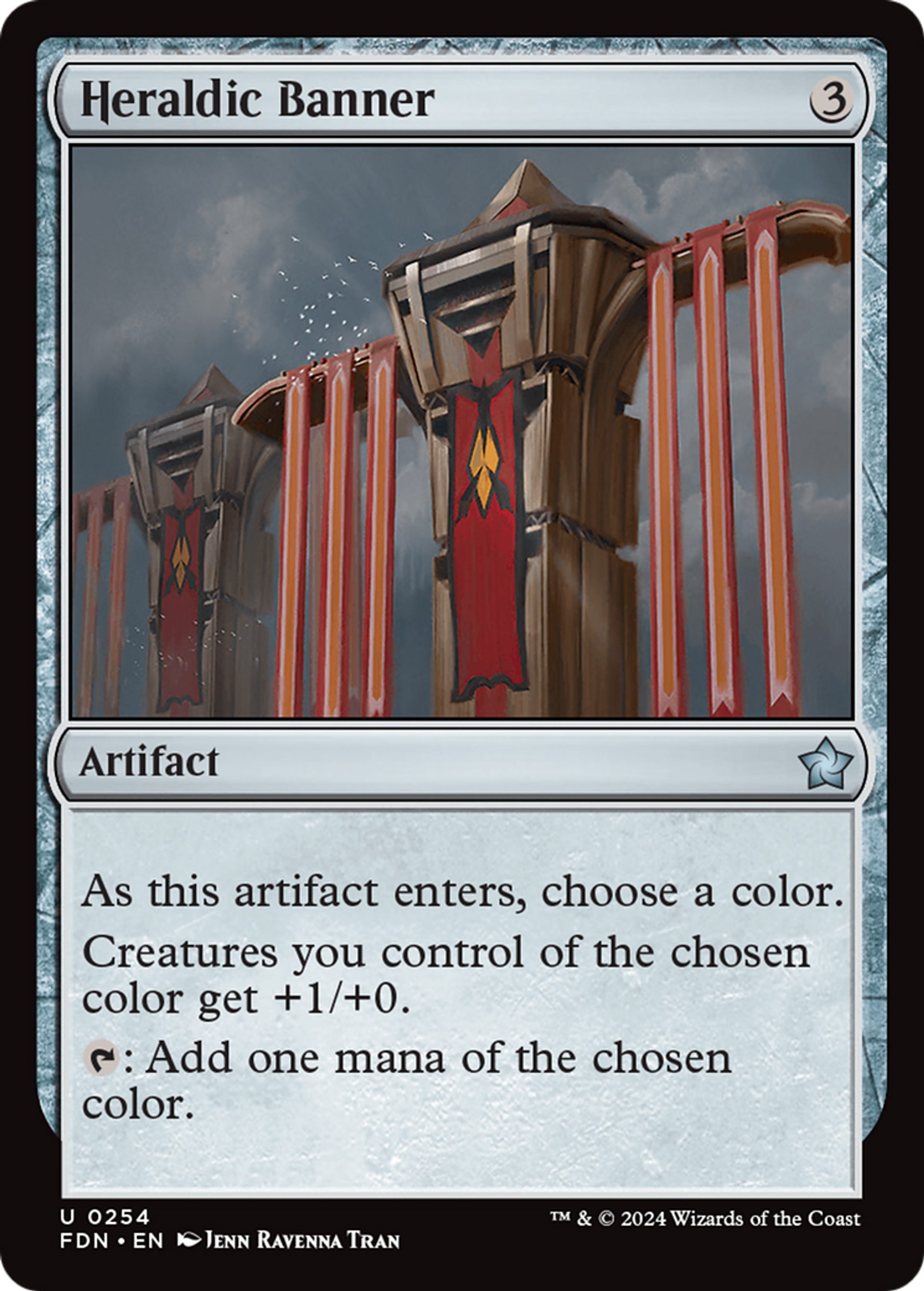 Bannière héraldique — Foundations — Magic: The Gathering