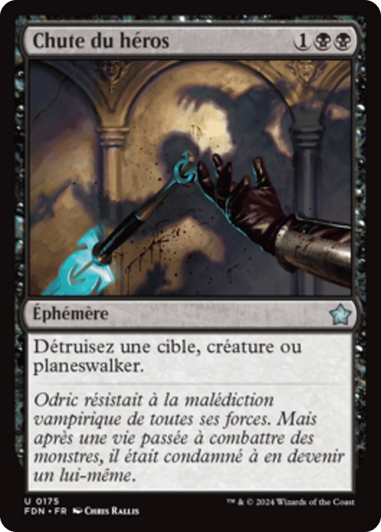 Chute du héros — Foundations — Magic: The Gathering