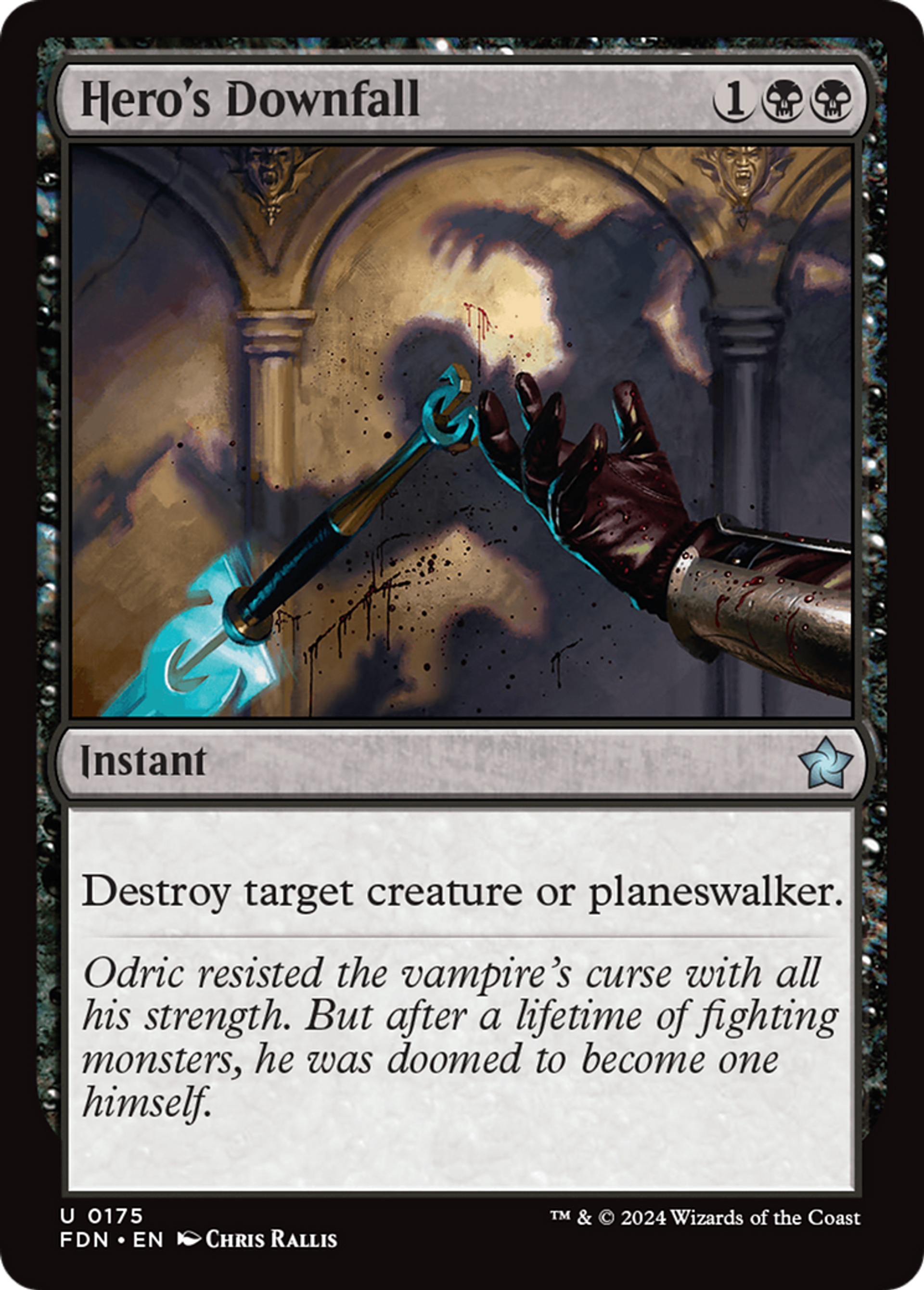 Chute du héros — Foundations — Magic: The Gathering