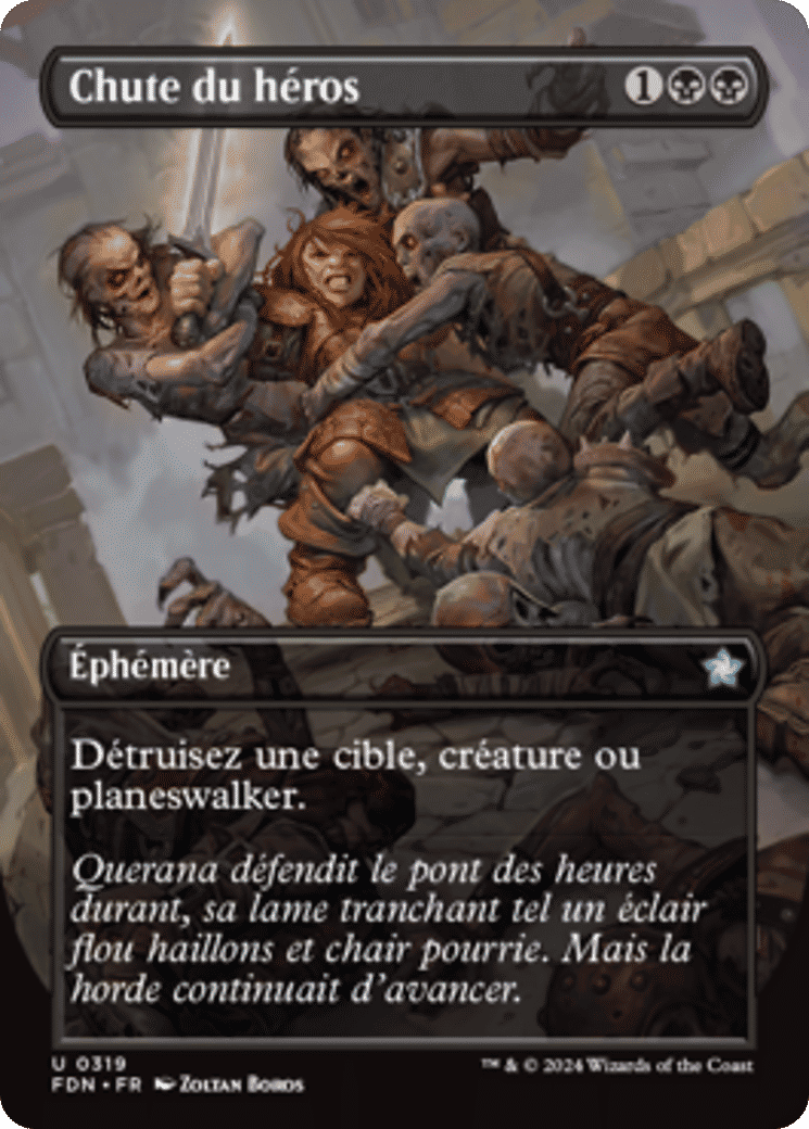 Chute du héros — Foundations — Magic: The Gathering