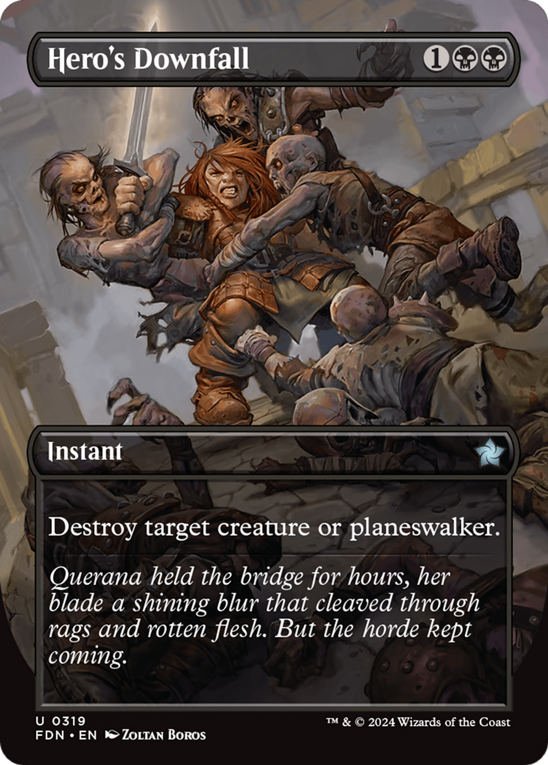 Chute du héros — Foundations — Magic: The Gathering