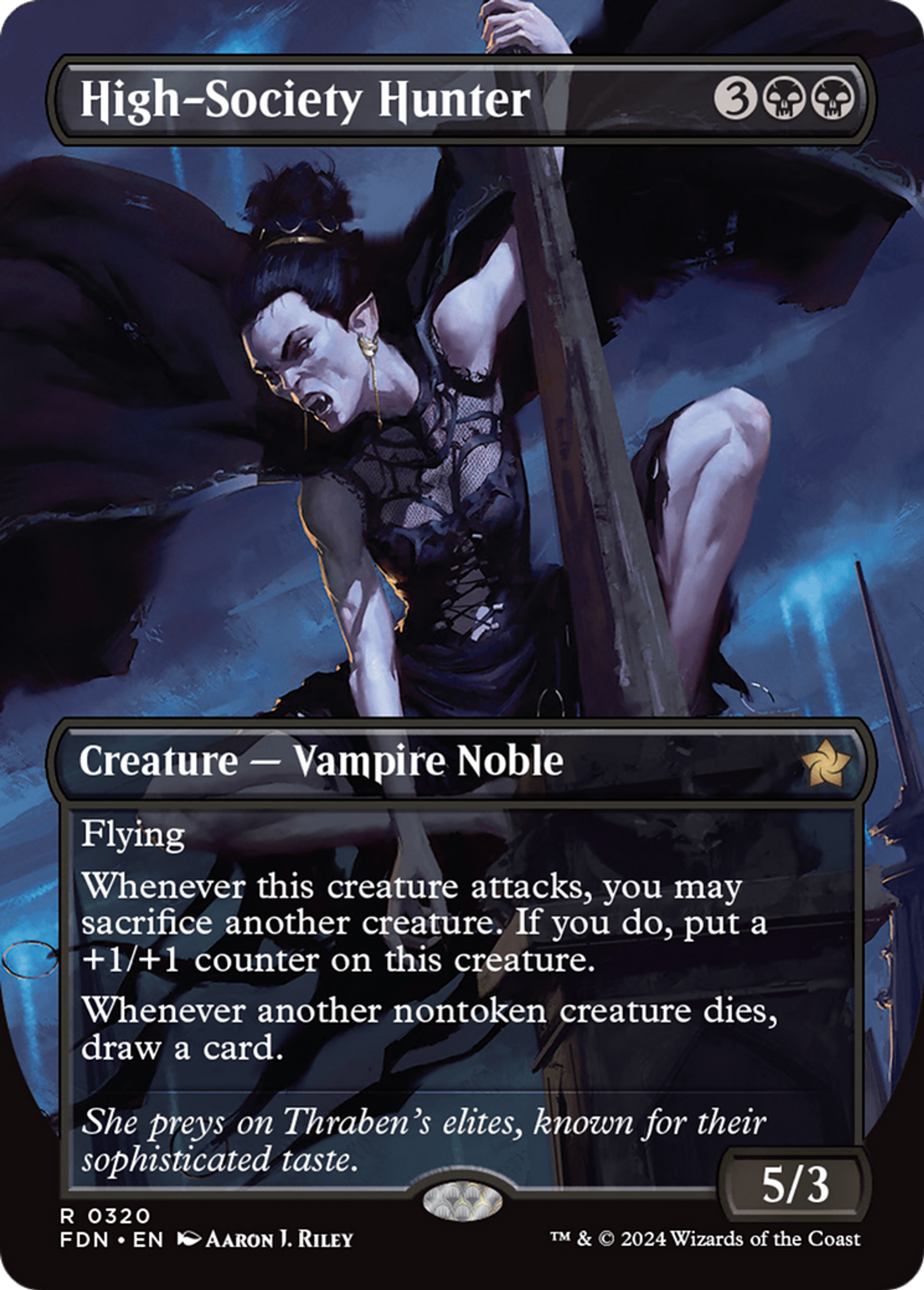 Chasseuse de la haute société — Foundations — Magic: The Gathering