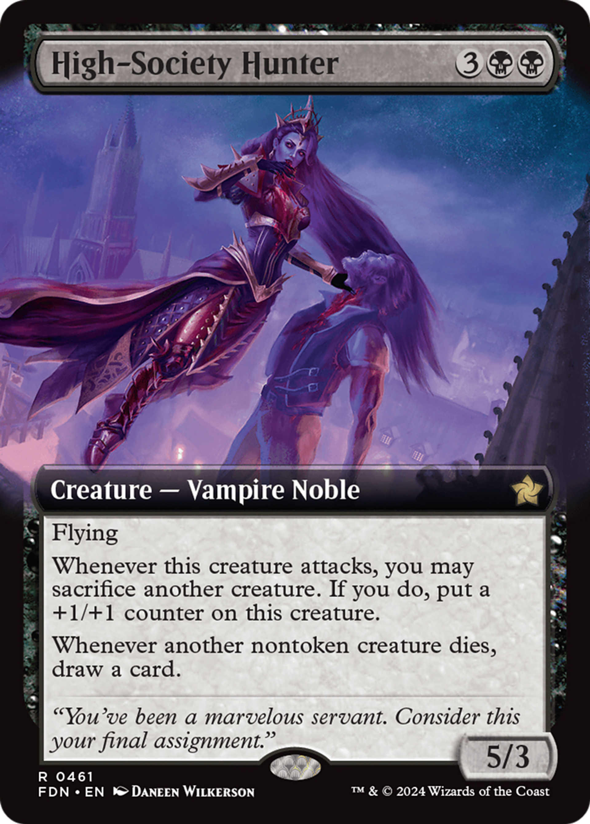Chasseuse de la haute société — Foundations — Magic: The Gathering