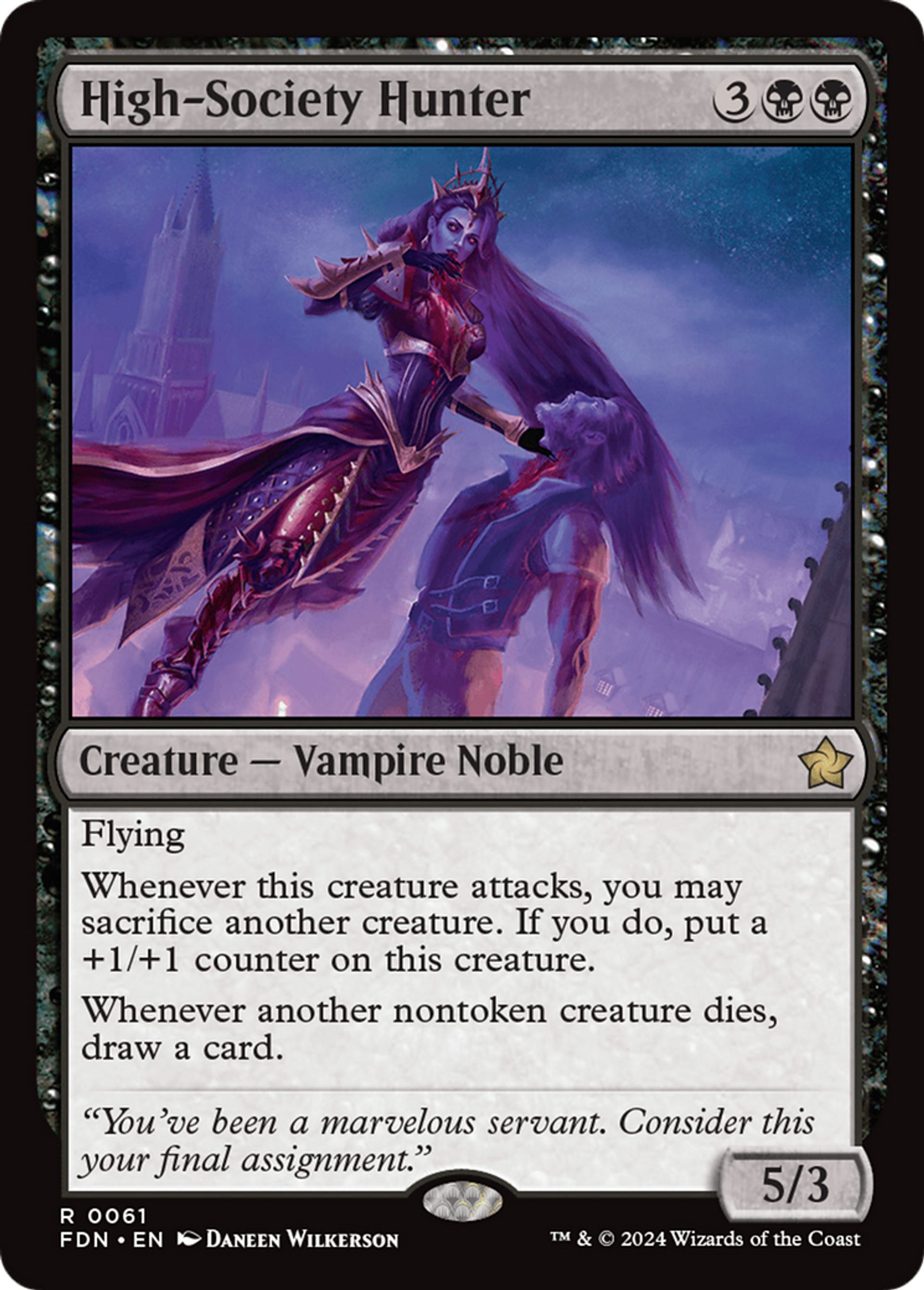 Chasseuse de la haute société — Foundations — Magic: The Gathering
