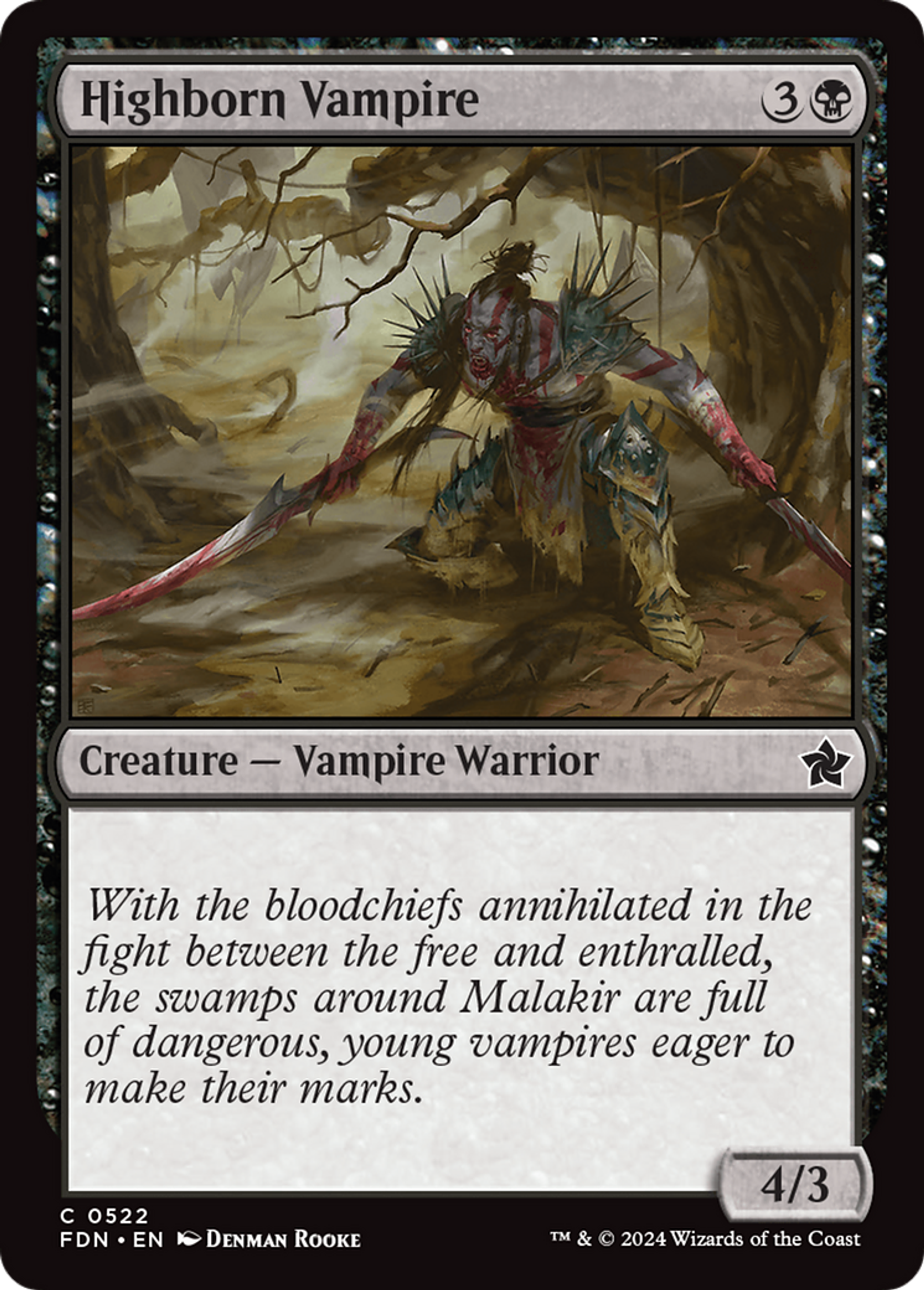 Vampire patricien — Foundations — Magic: The Gathering