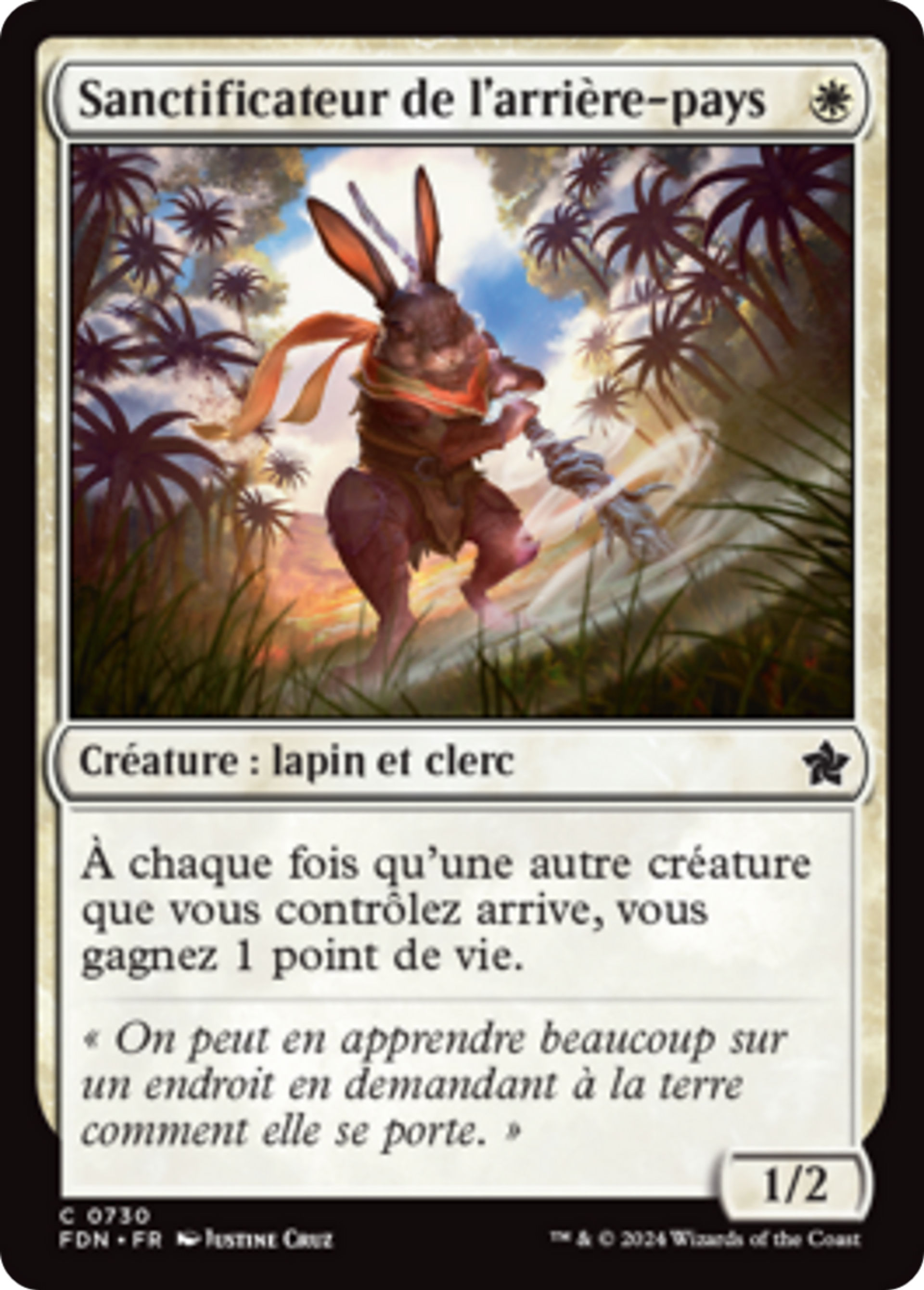 Sanctificateur de l'arrière-pays — Foundations — Magic: The Gathering