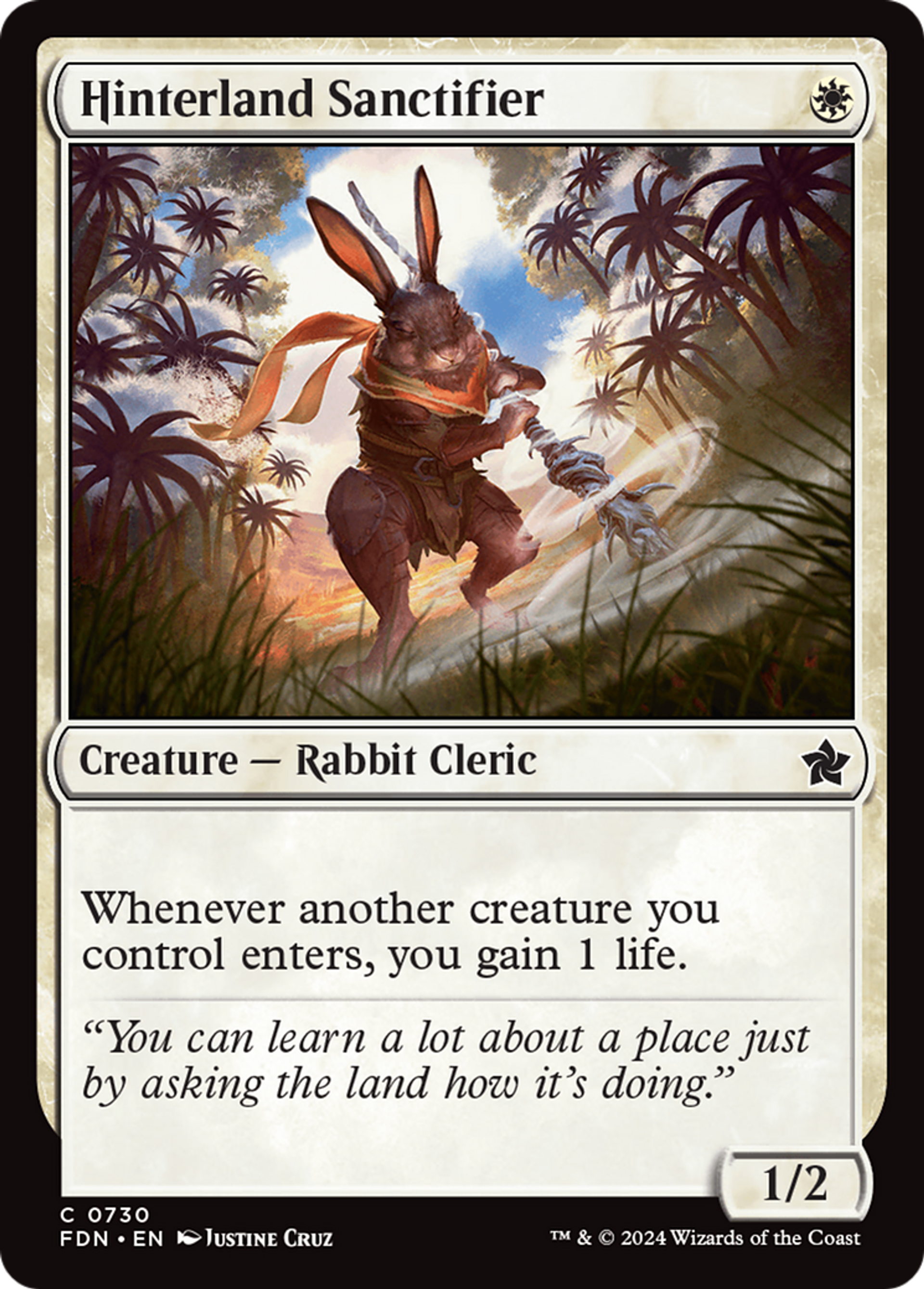 Hinterland Sanctifier — Foundations — Magic: The Gathering