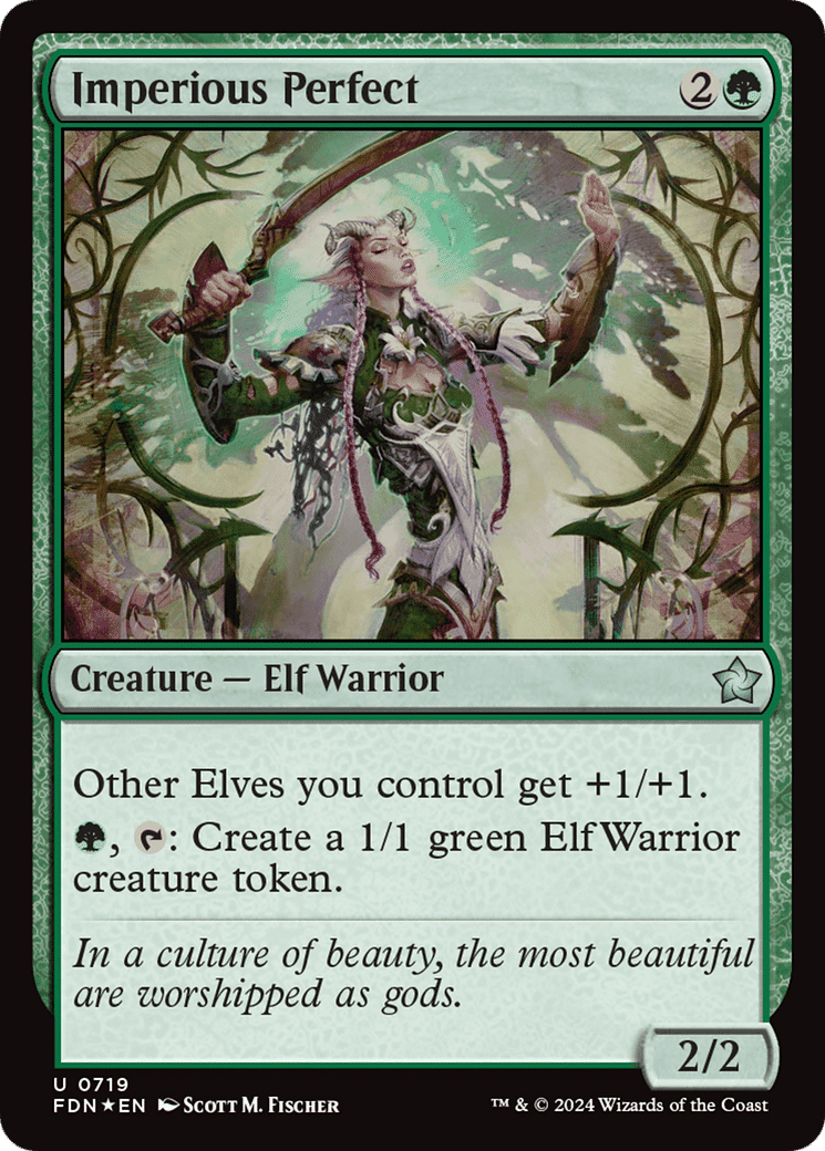 Imperious Perfect — Foundations — Magic: The Gathering
