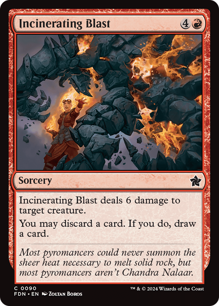 Incinerating Blast — Foundations — Magic: The Gathering