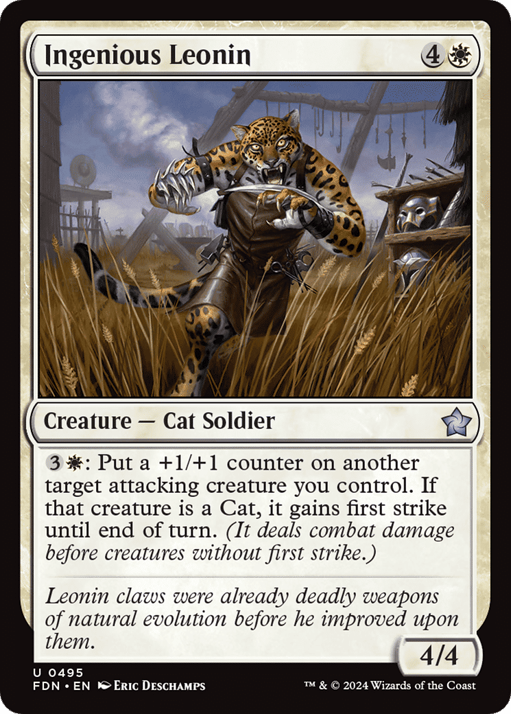 Ingenious Leonin — Foundations — Magic: The Gathering