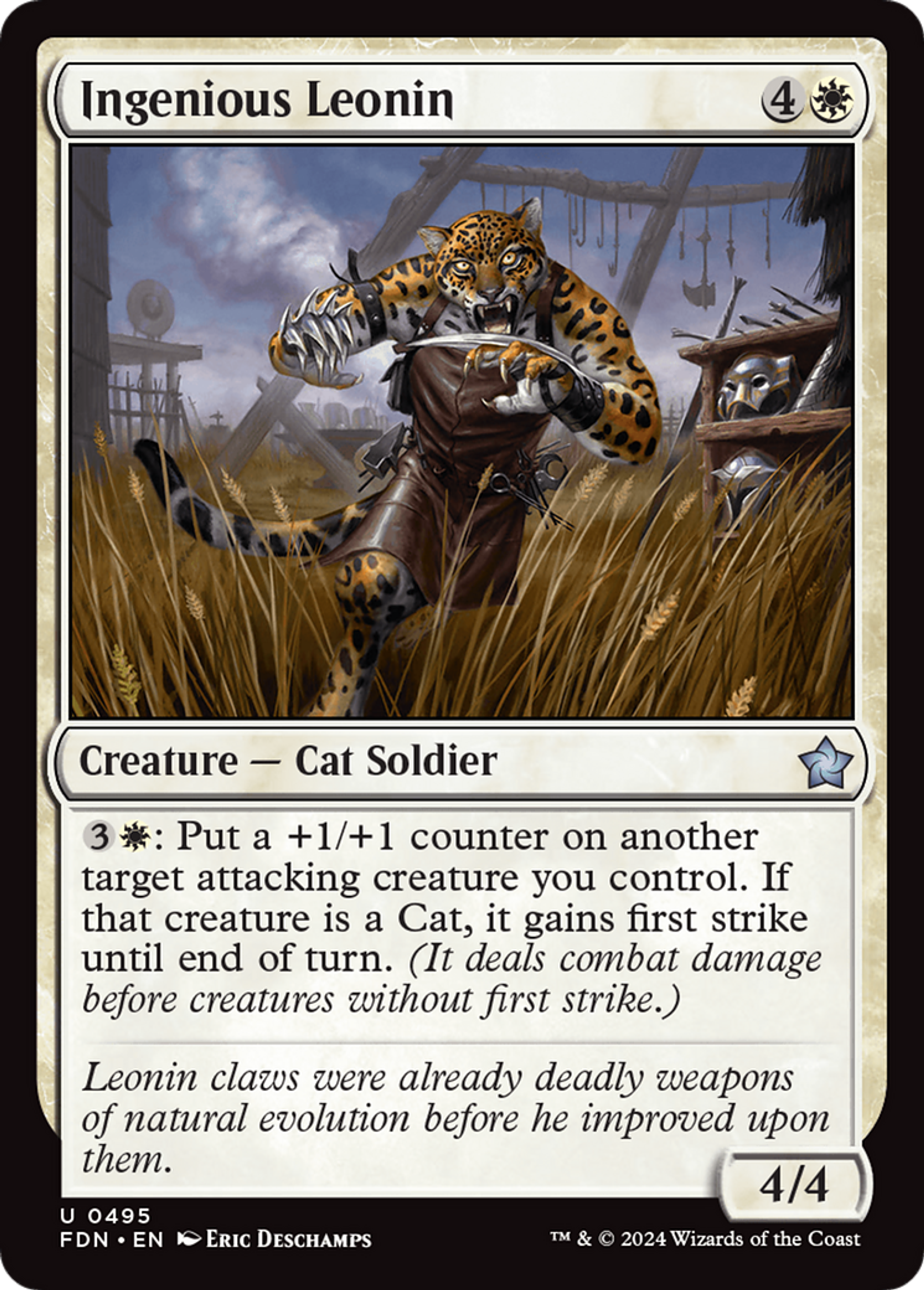 Léonin ingénieux — Foundations — Magic: The Gathering