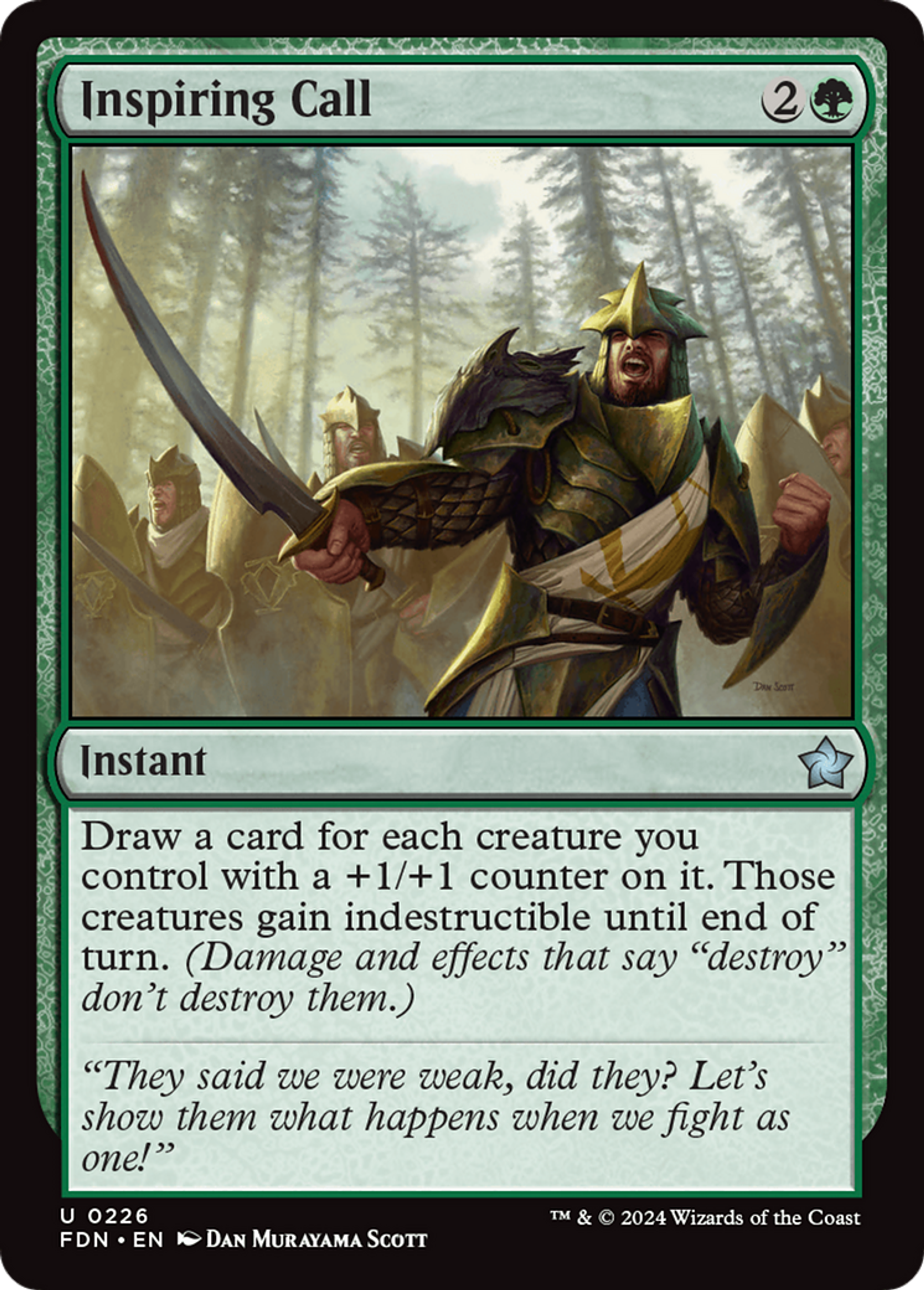 Appel inspirateur — Foundations — Magic: The Gathering