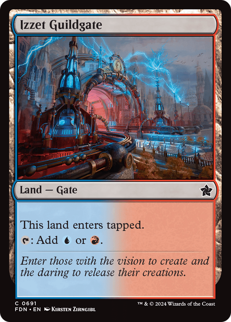 Izzet Guildgate — Foundations — Magic: The Gathering