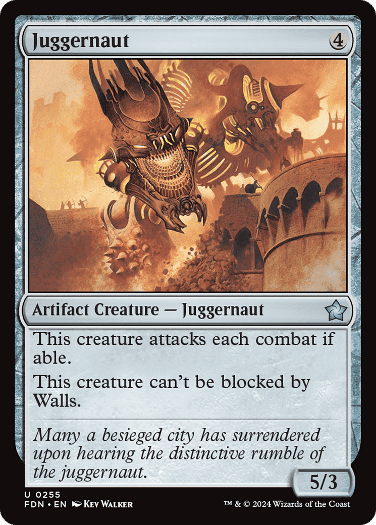 Juggernaut — Foundations — Magic: The Gathering