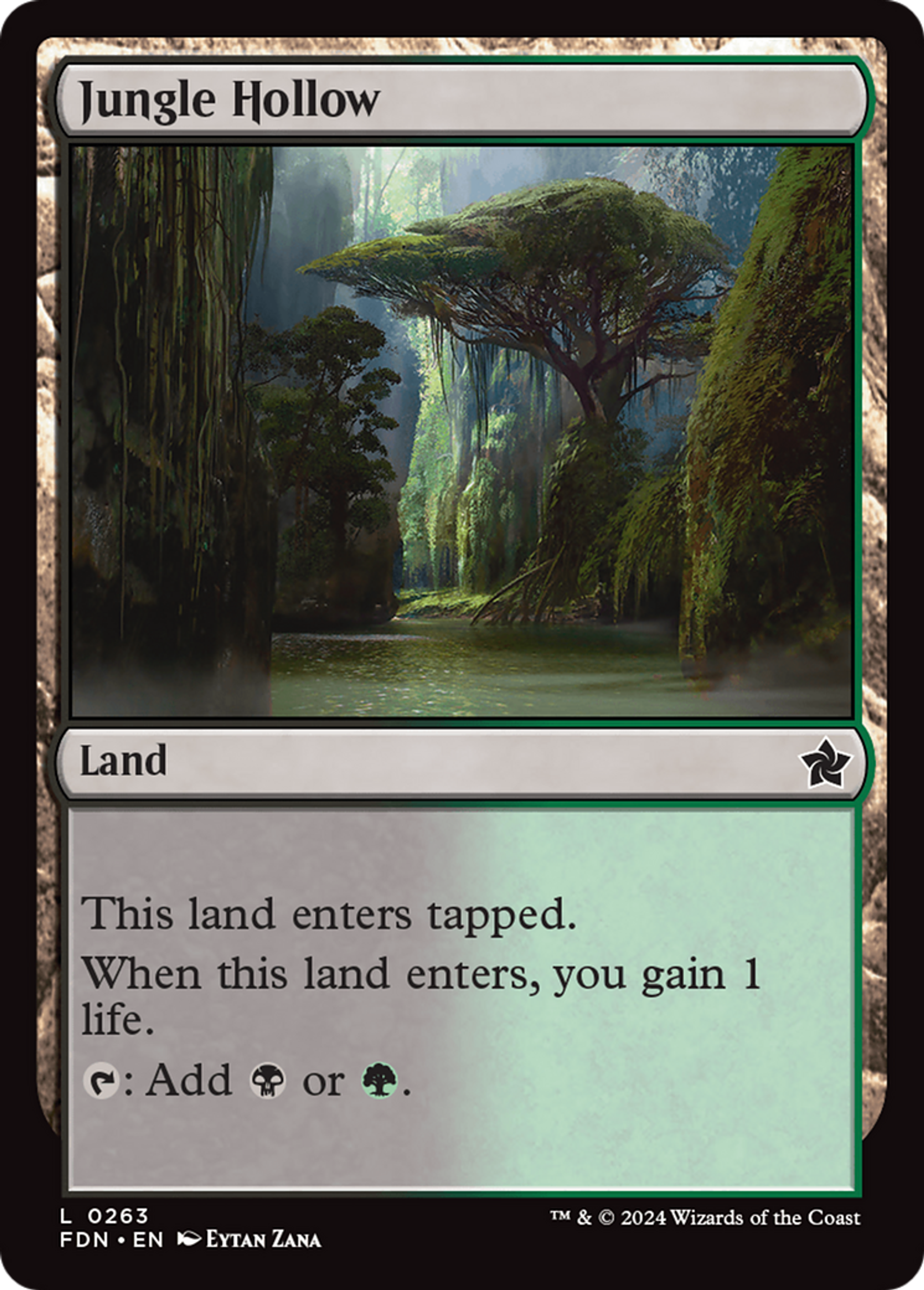 Dépression de jungle — Foundations — Magic: The Gathering