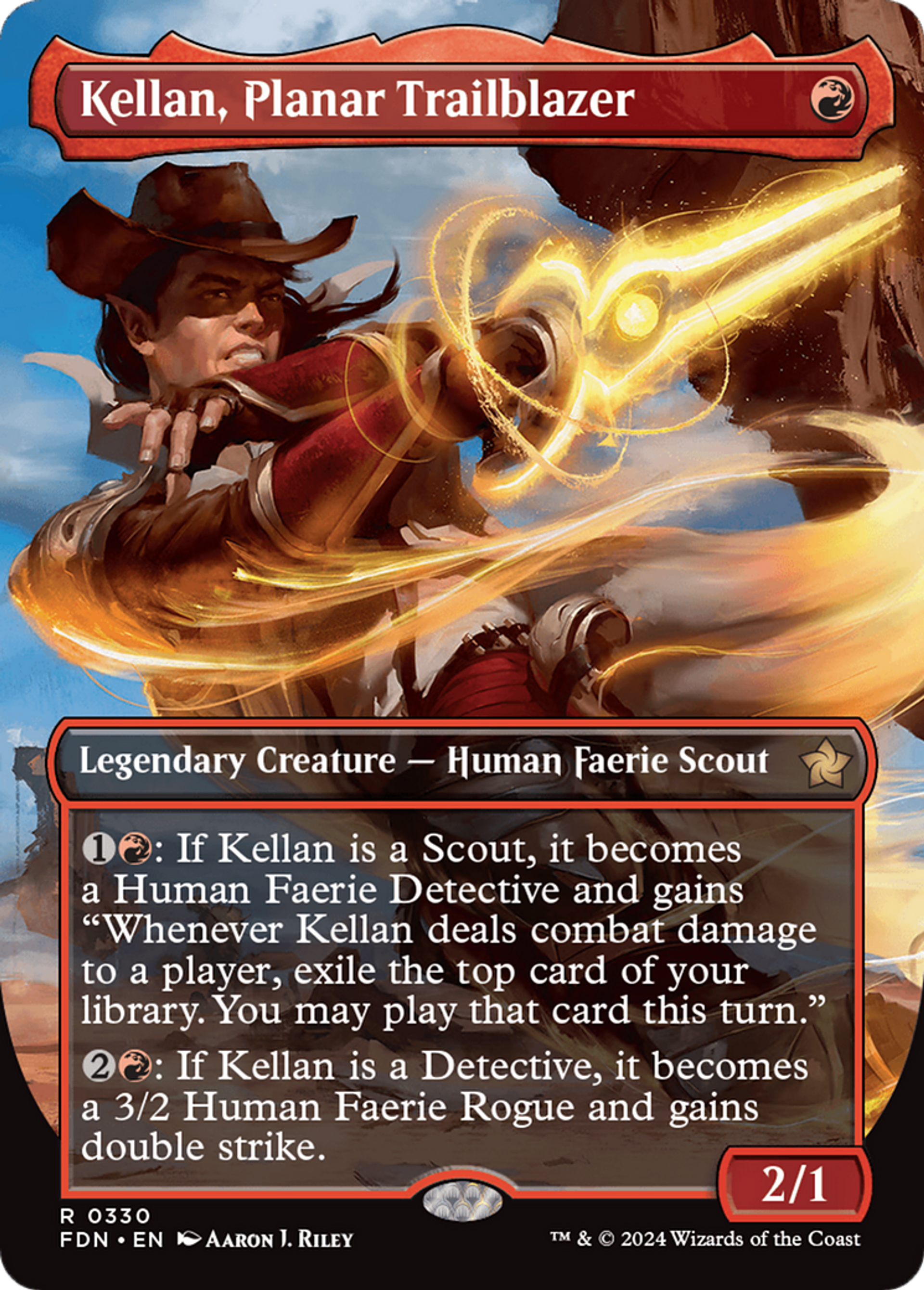 Kellan, pionnier planaire — Foundations — Magic: The Gathering
