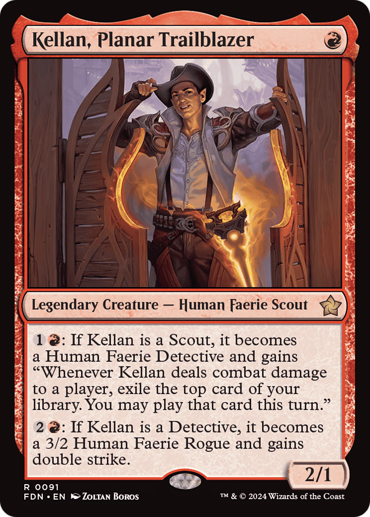 Kellan, Planar Trailblazer — Foundations — Magic: The Gathering