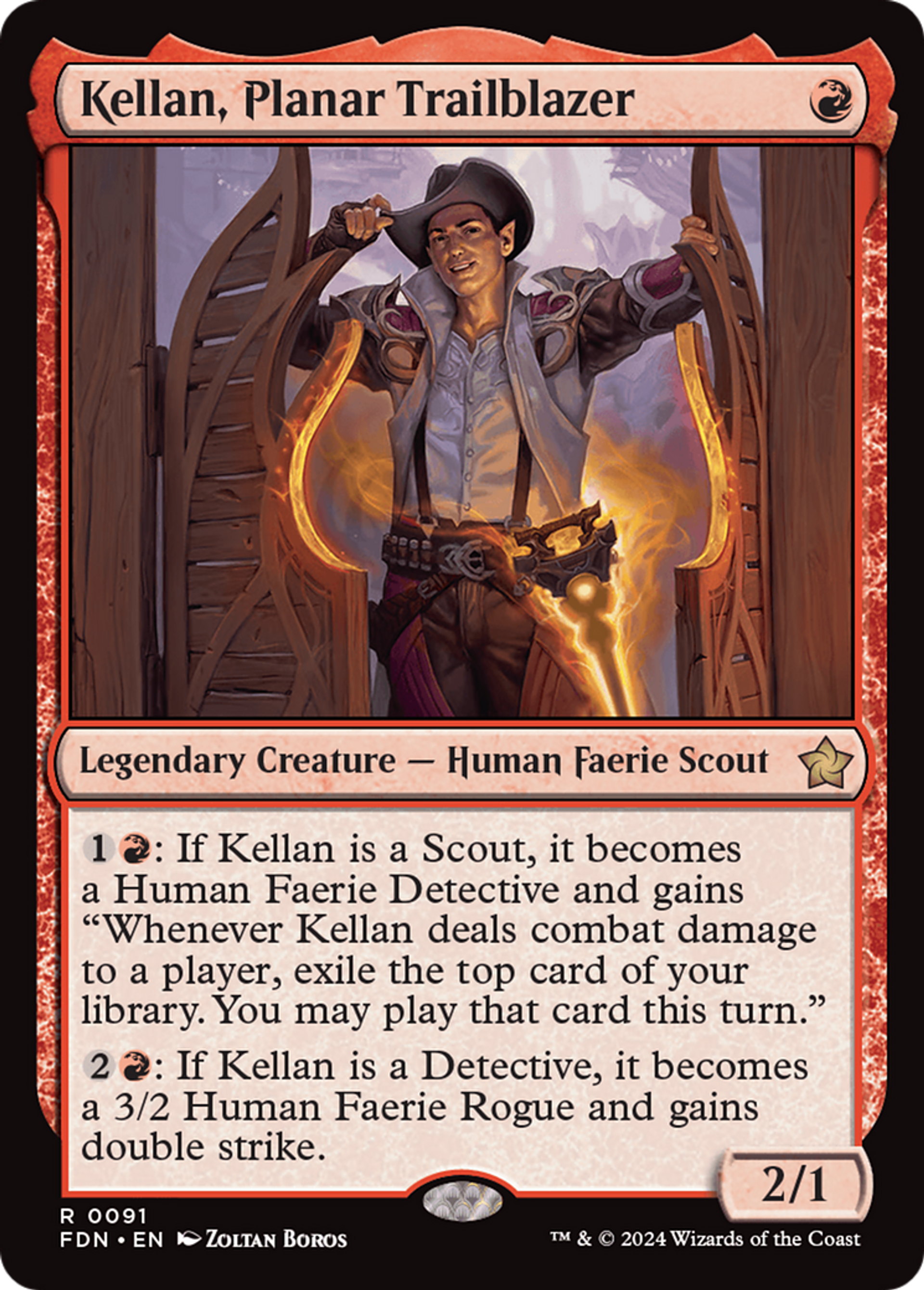 Kellan, Planar Trailblazer — Foundations — Magic: The Gathering