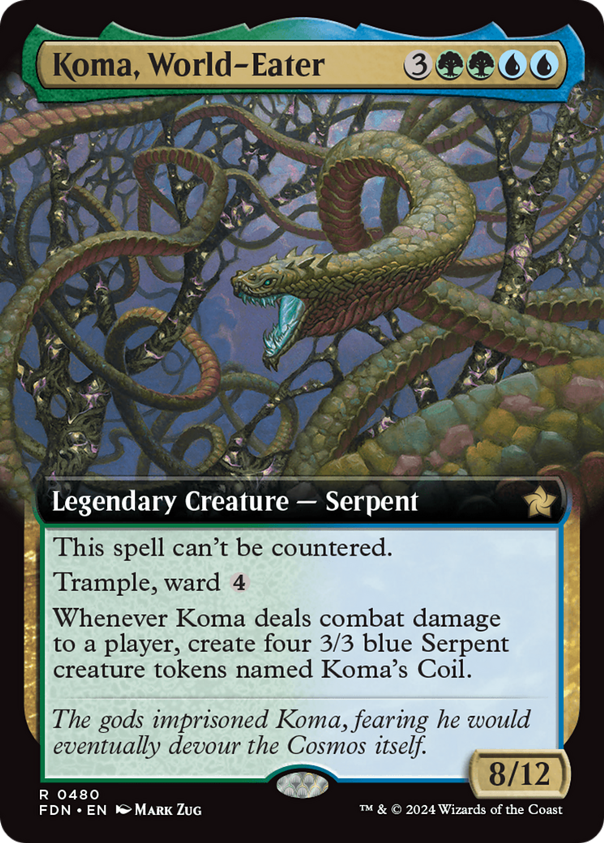 Koma, dévoreur de mondes — Foundations — Magic: The Gathering