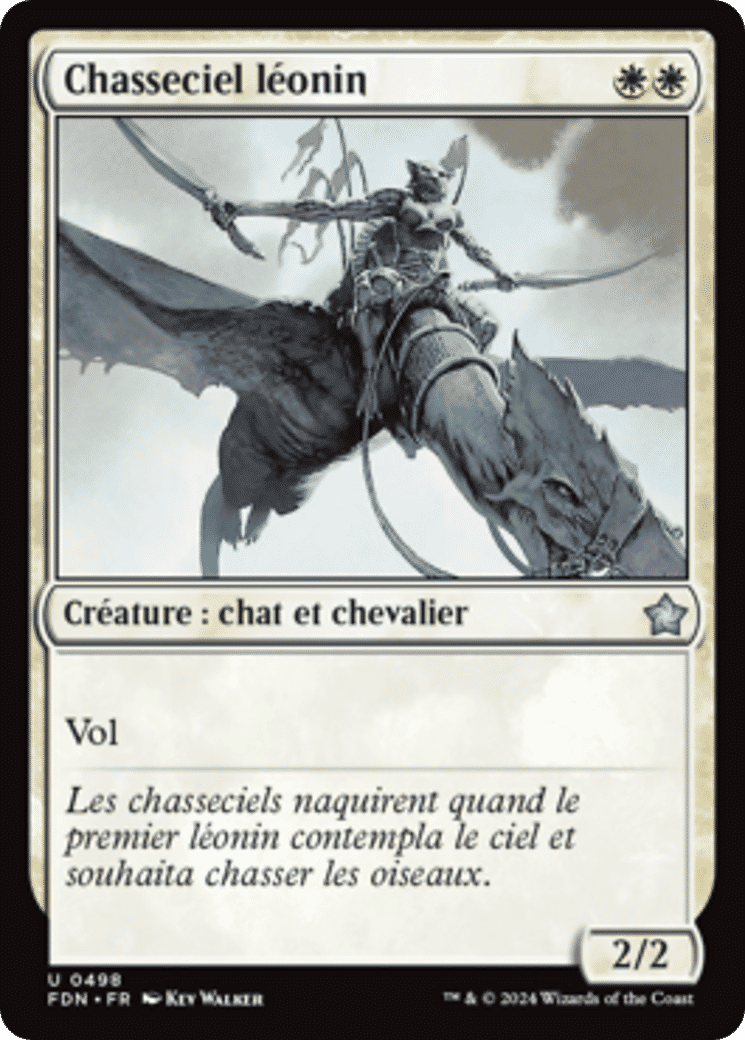 Chasseciel léonin — Foundations — Magic: The Gathering