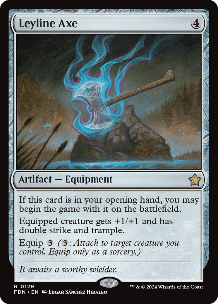 Leyline Axe — Foundations — Magic: The Gathering