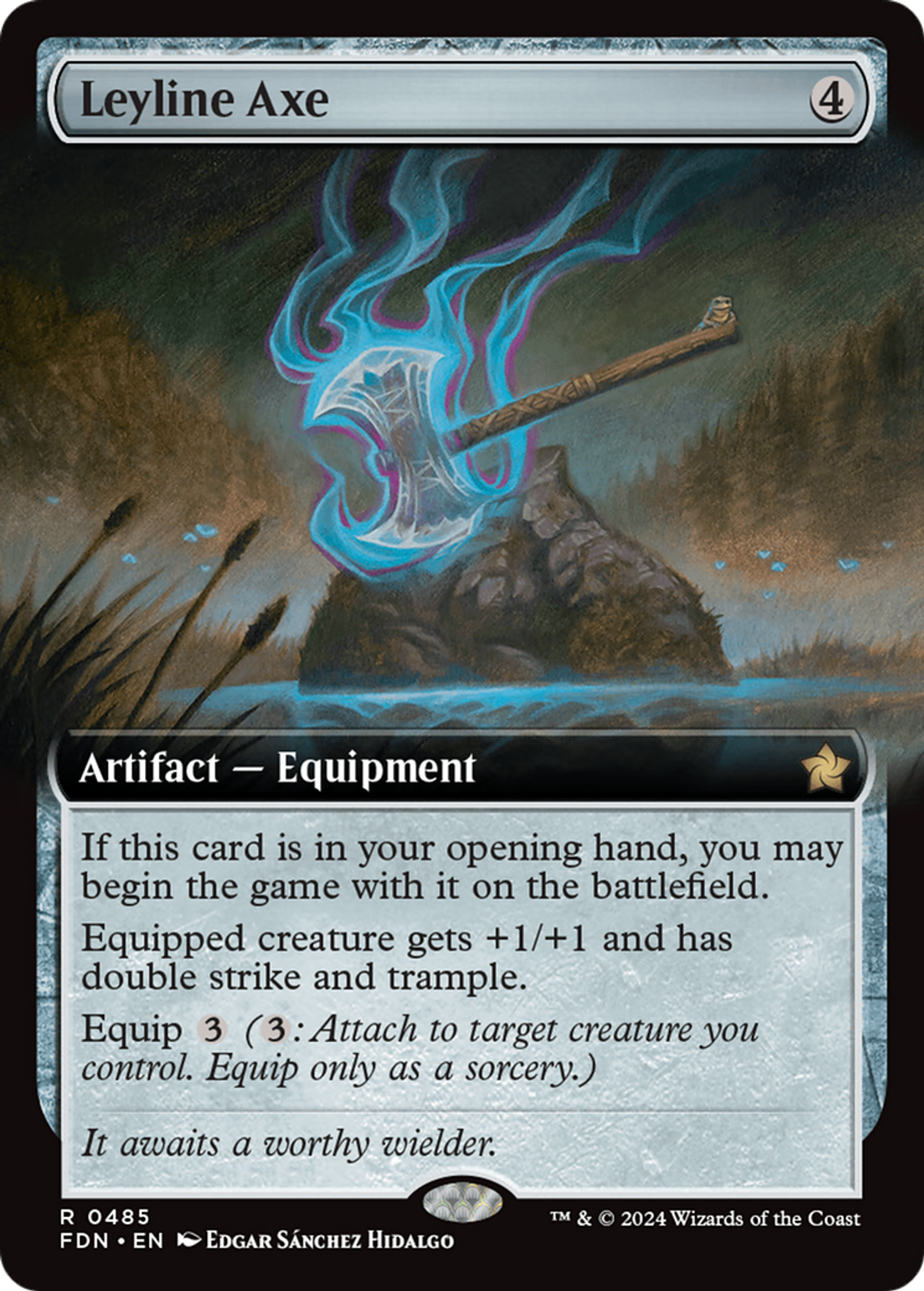 Hache de ligne ley — Foundations — Magic: The Gathering