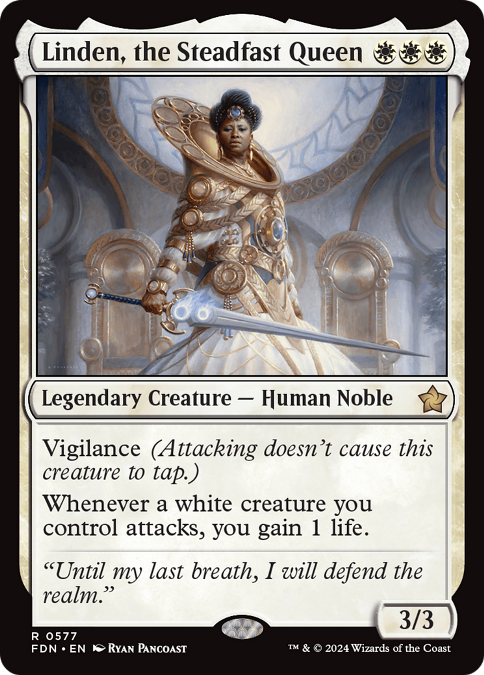 Linden, reine implacable — Foundations — Magic: The Gathering