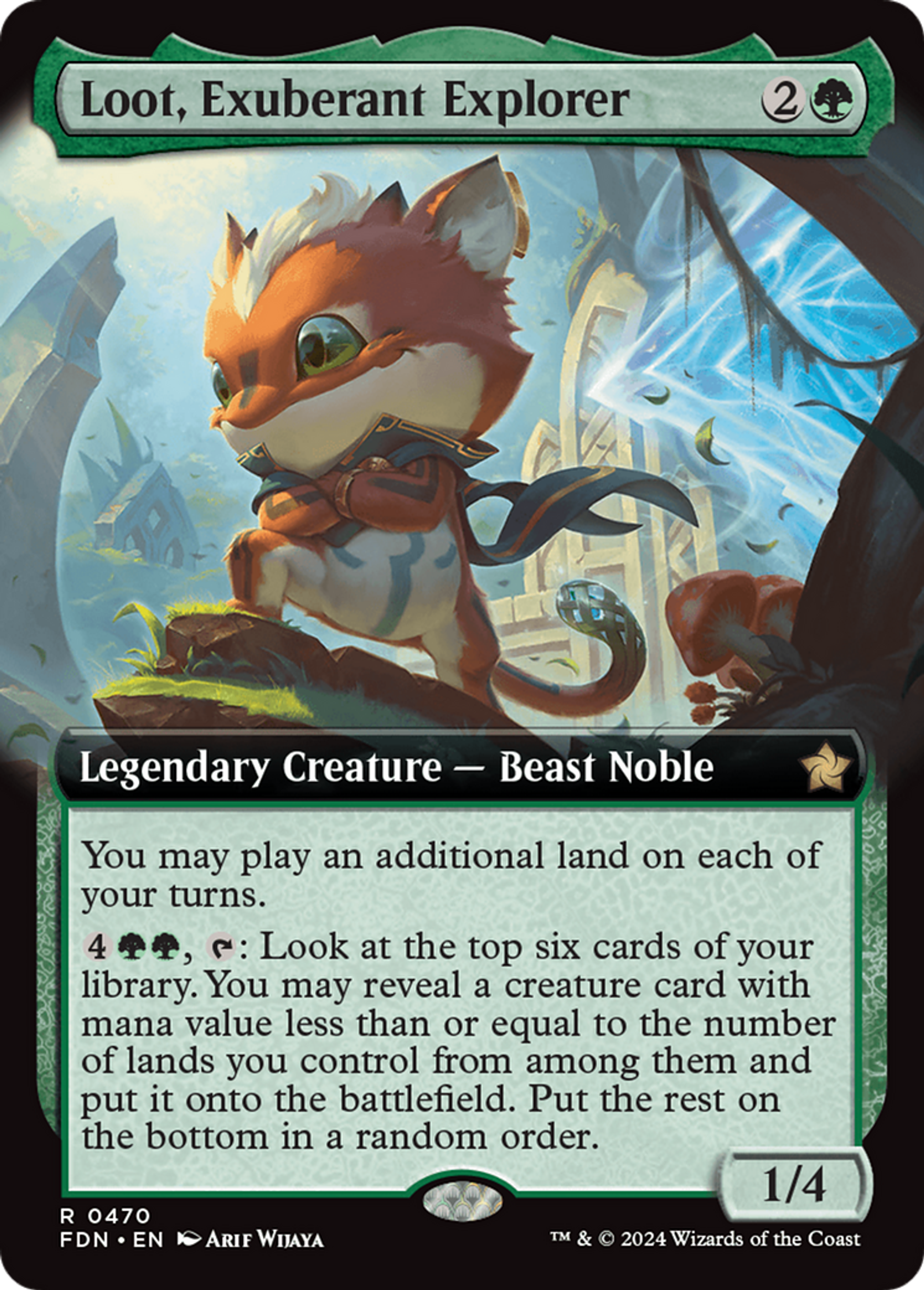 Loot, Exuberant Explorer — Foundations — Magic: The Gathering