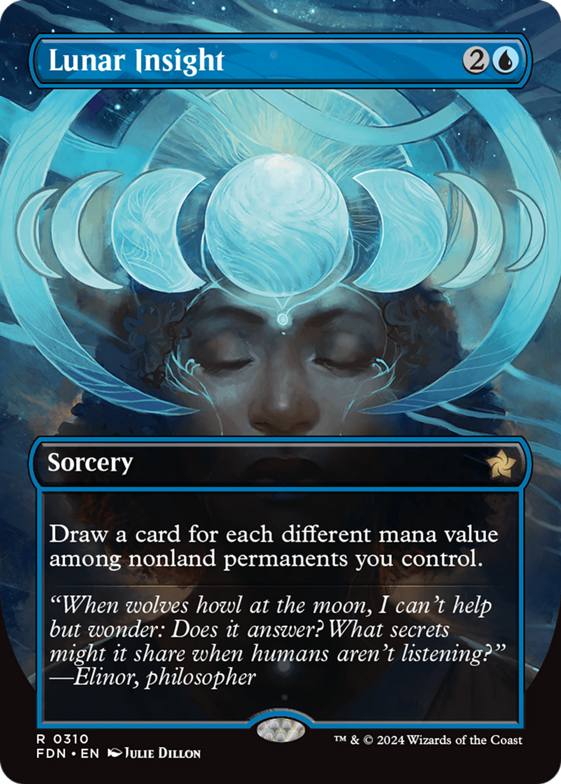 Perspicacité lunaire — Foundations — Magic: The Gathering