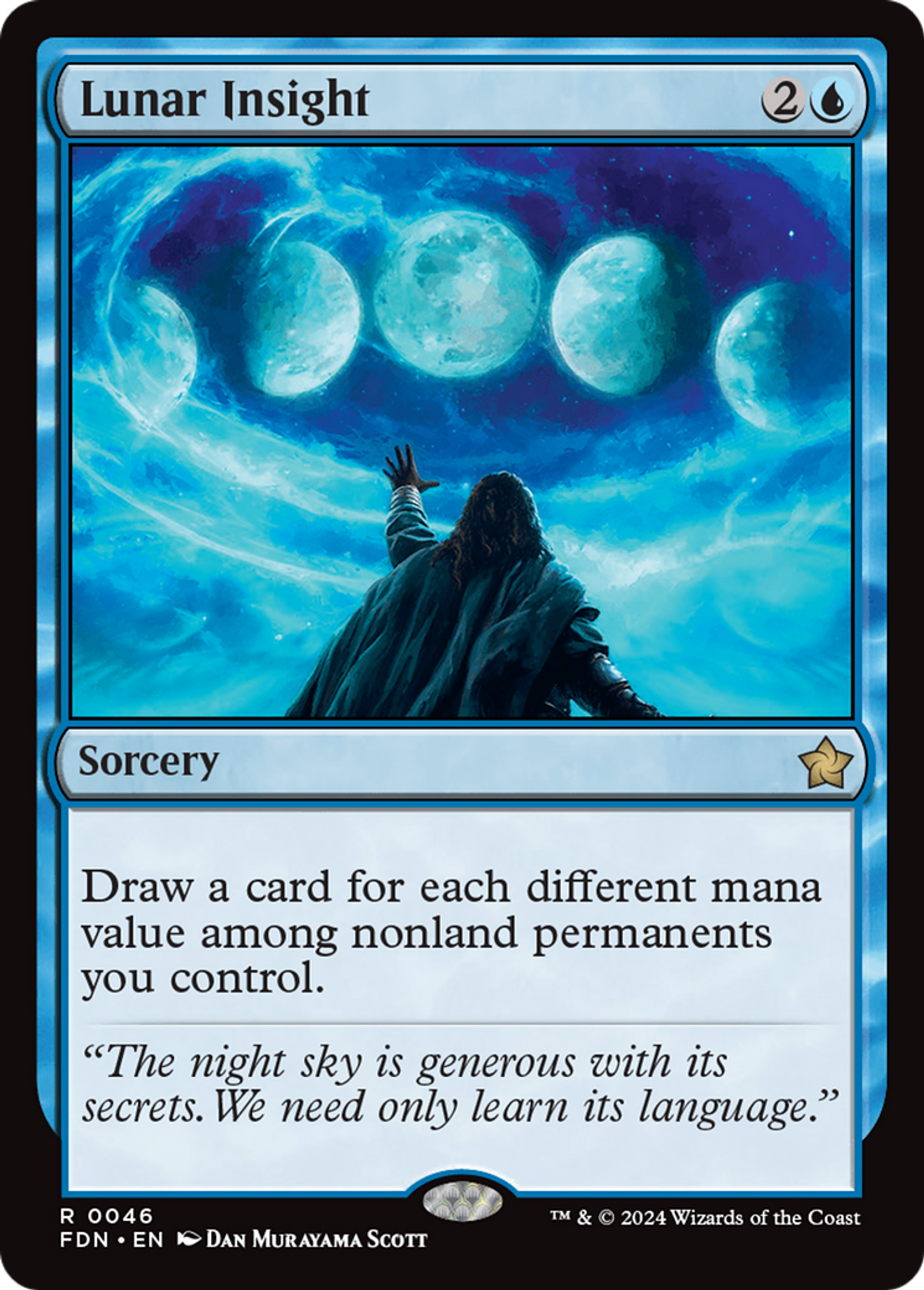 Perspicacité lunaire — Foundations — Magic: The Gathering