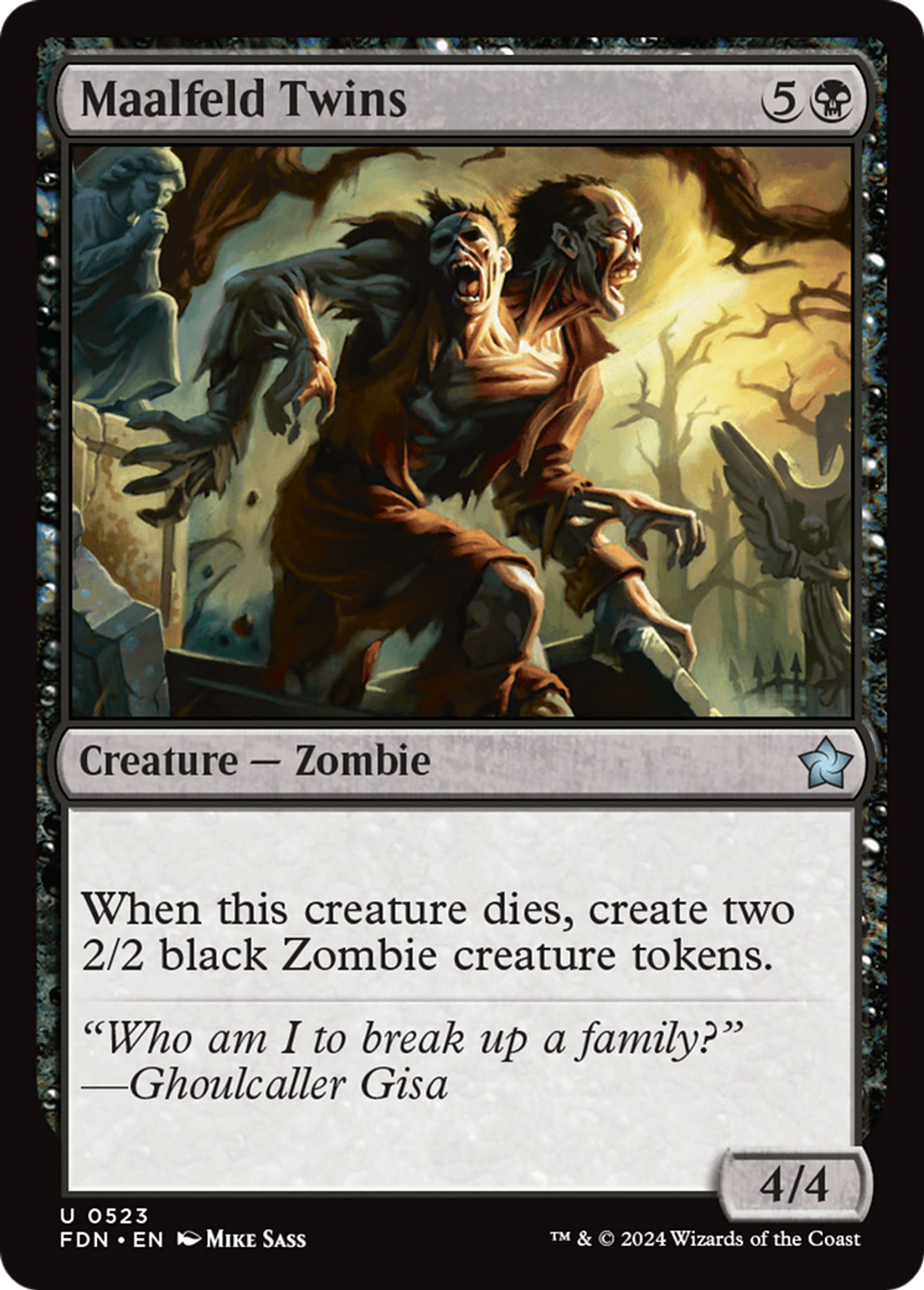 Jumeaux de Maälfeld — Foundations — Magic: The Gathering
