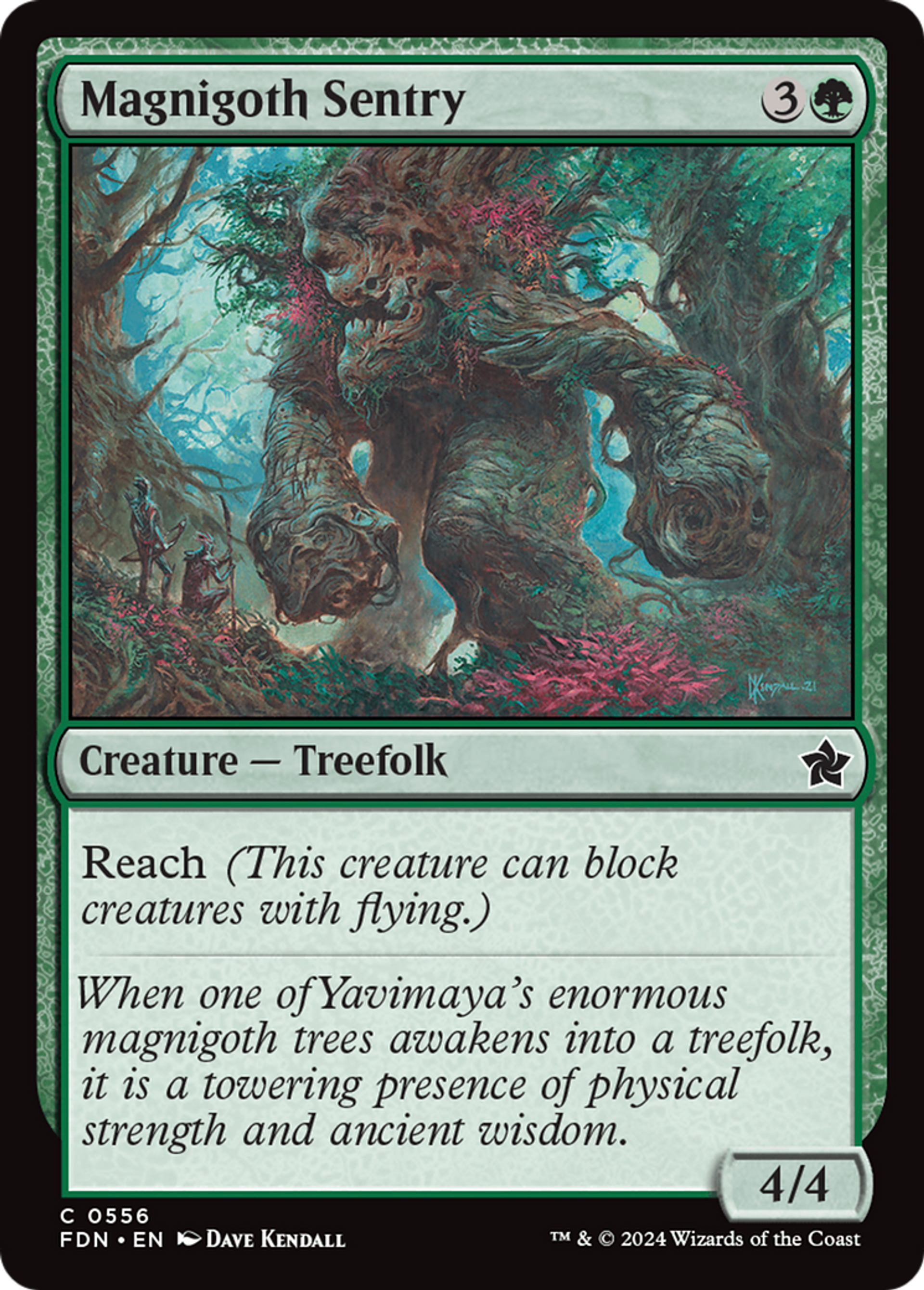 Sentinelle magnigoth — Foundations — Magic: The Gathering