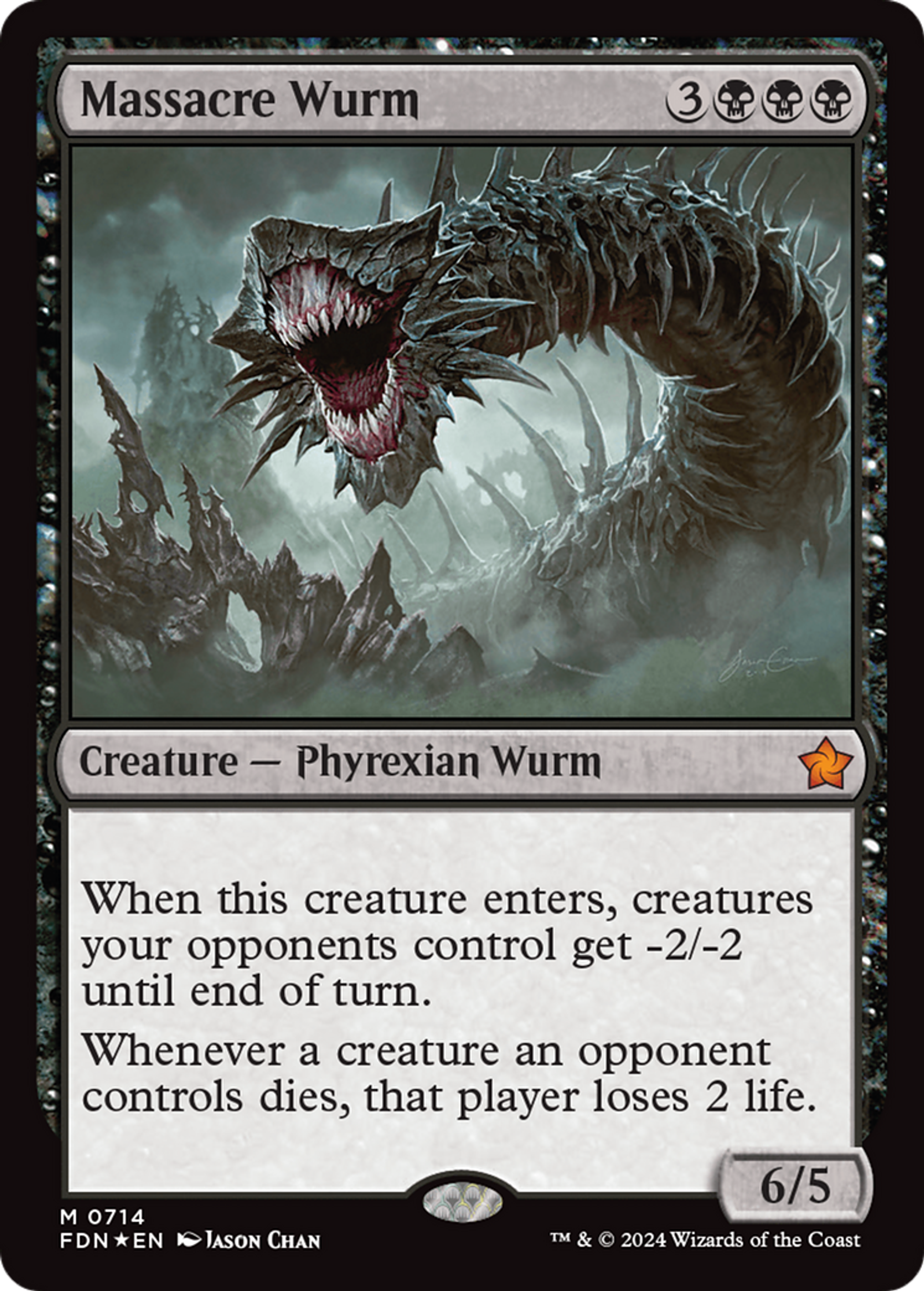 Guivre du massacre — Foundations — Magic: The Gathering