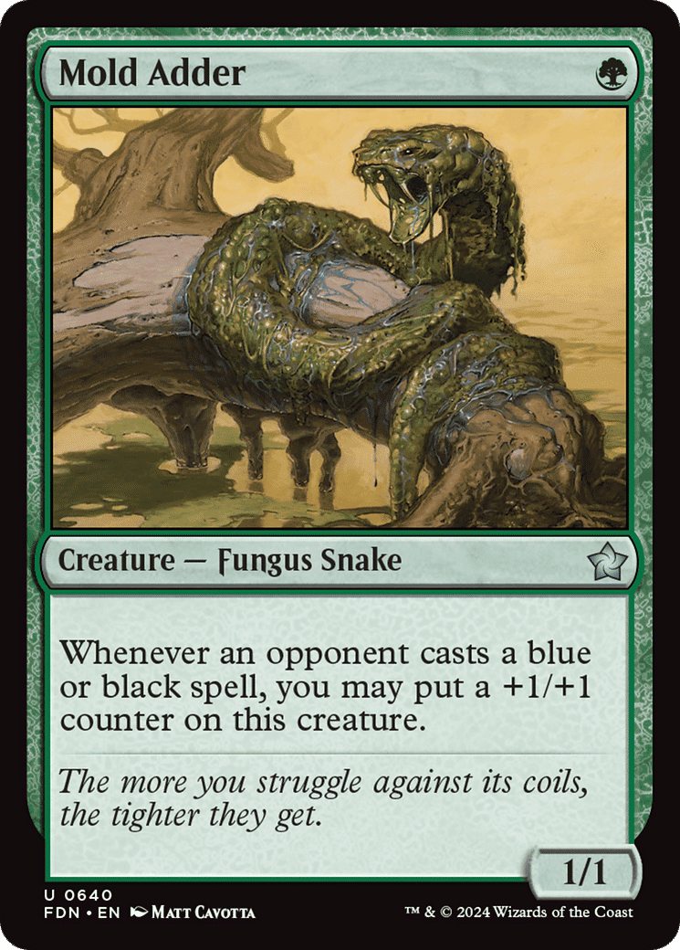 Mold Adder — Foundations — Magic: The Gathering