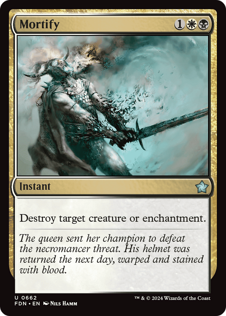 Mortify — Foundations — Magic: The Gathering