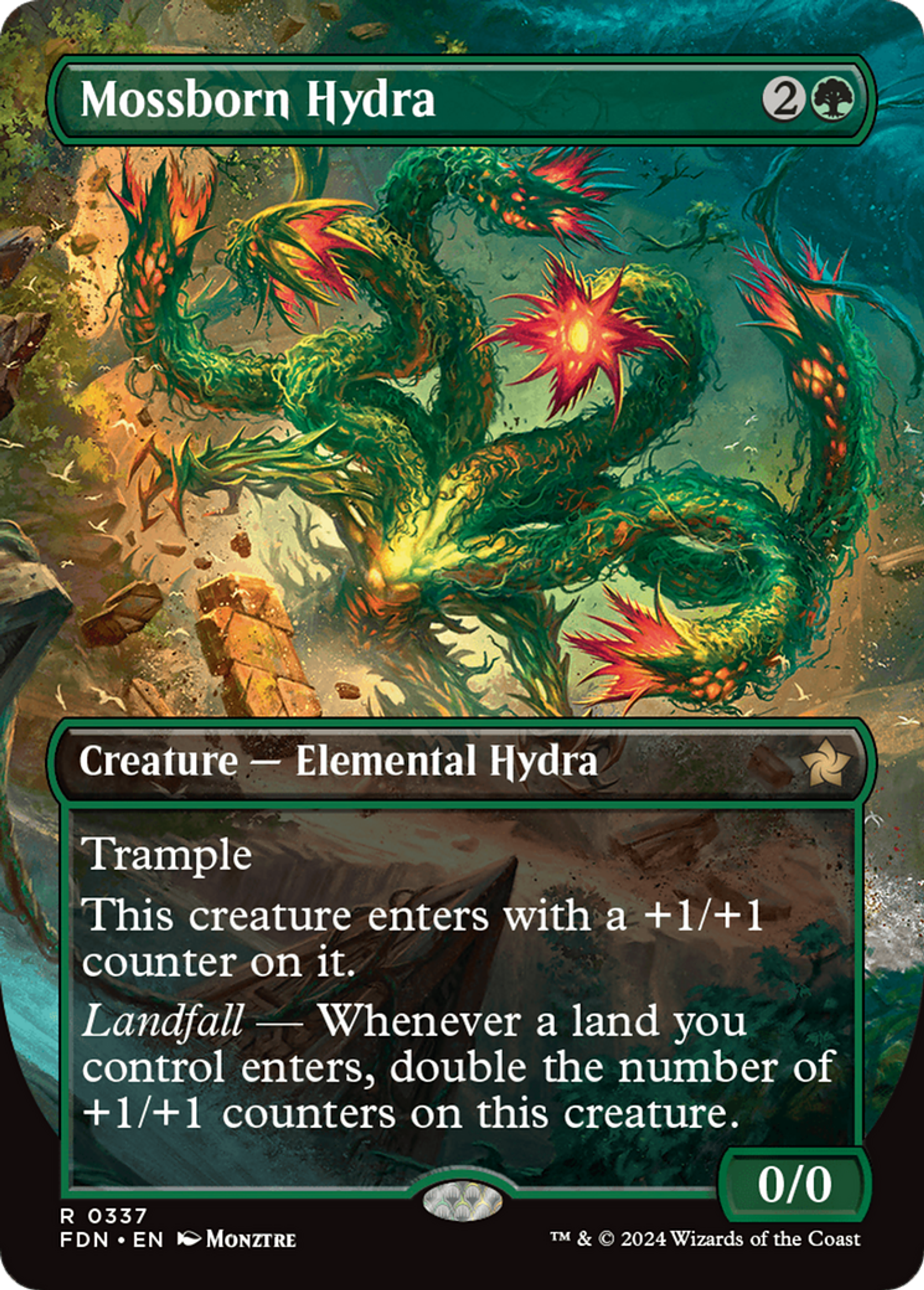 Mossborn Hydra — Foundations — Magic: The Gathering