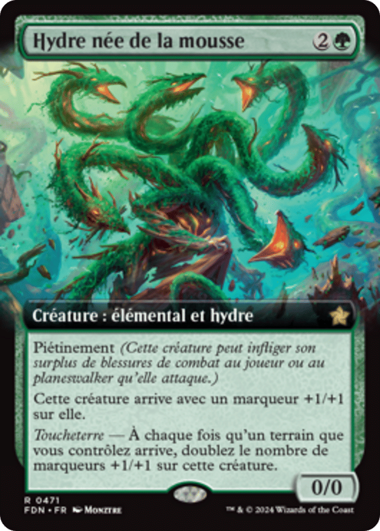 Hydre née de la mousse — Foundations — Magic: The Gathering