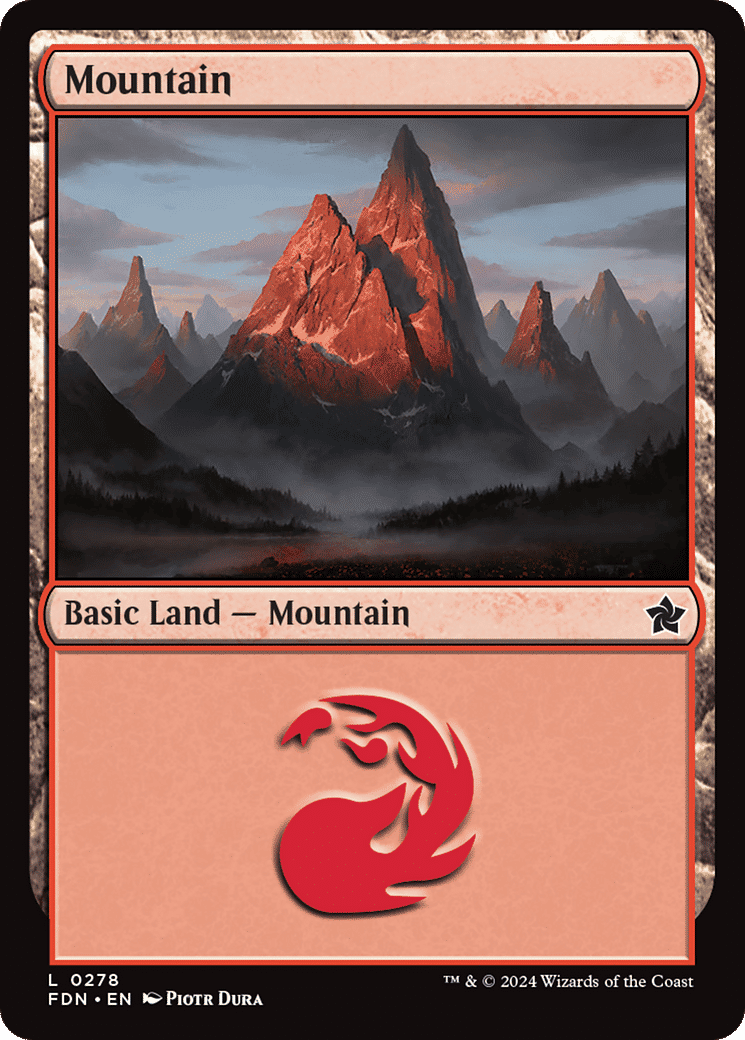 Montagne — Foundations — Magic: The Gathering