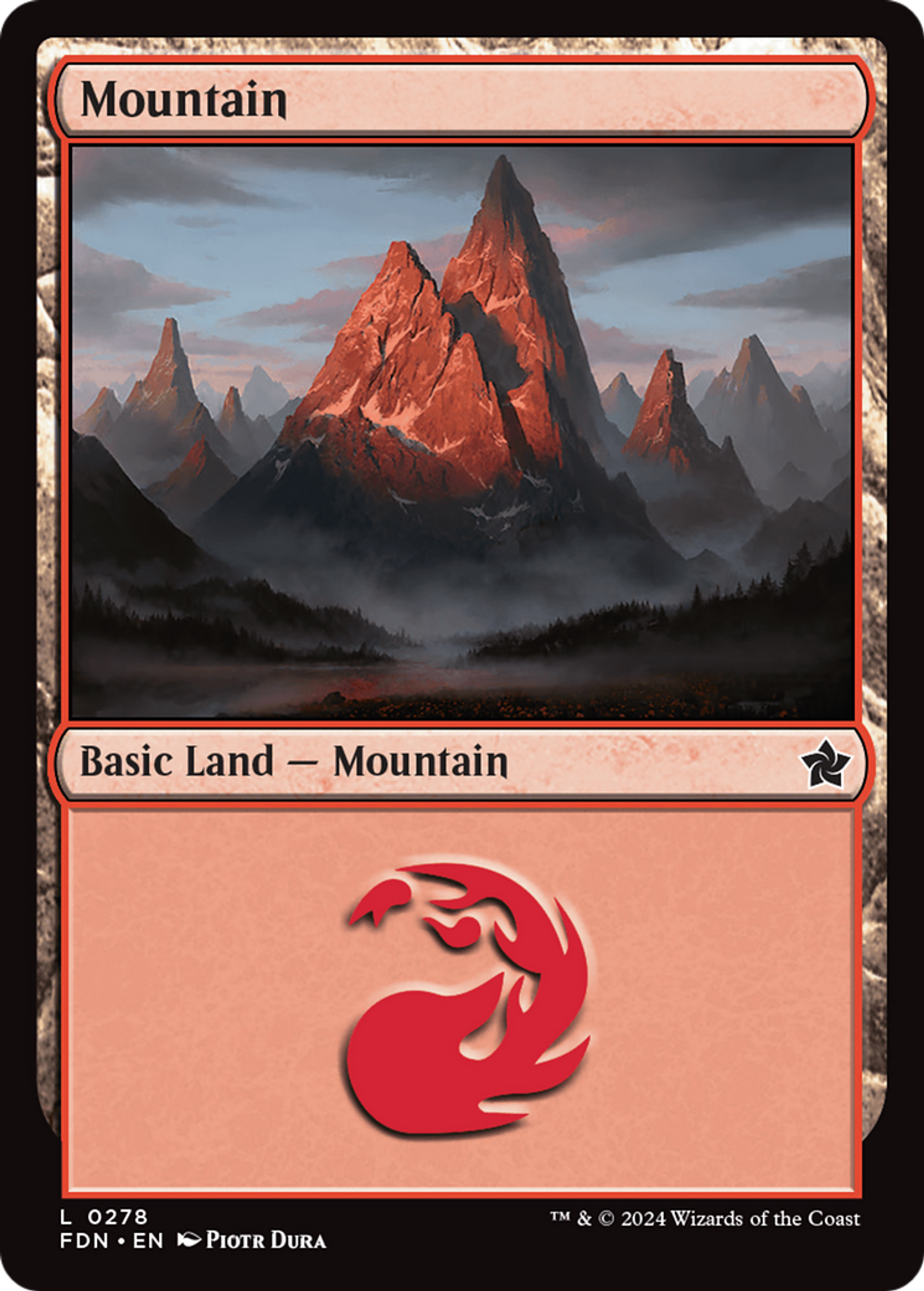 Montagne — Foundations — Magic: The Gathering
